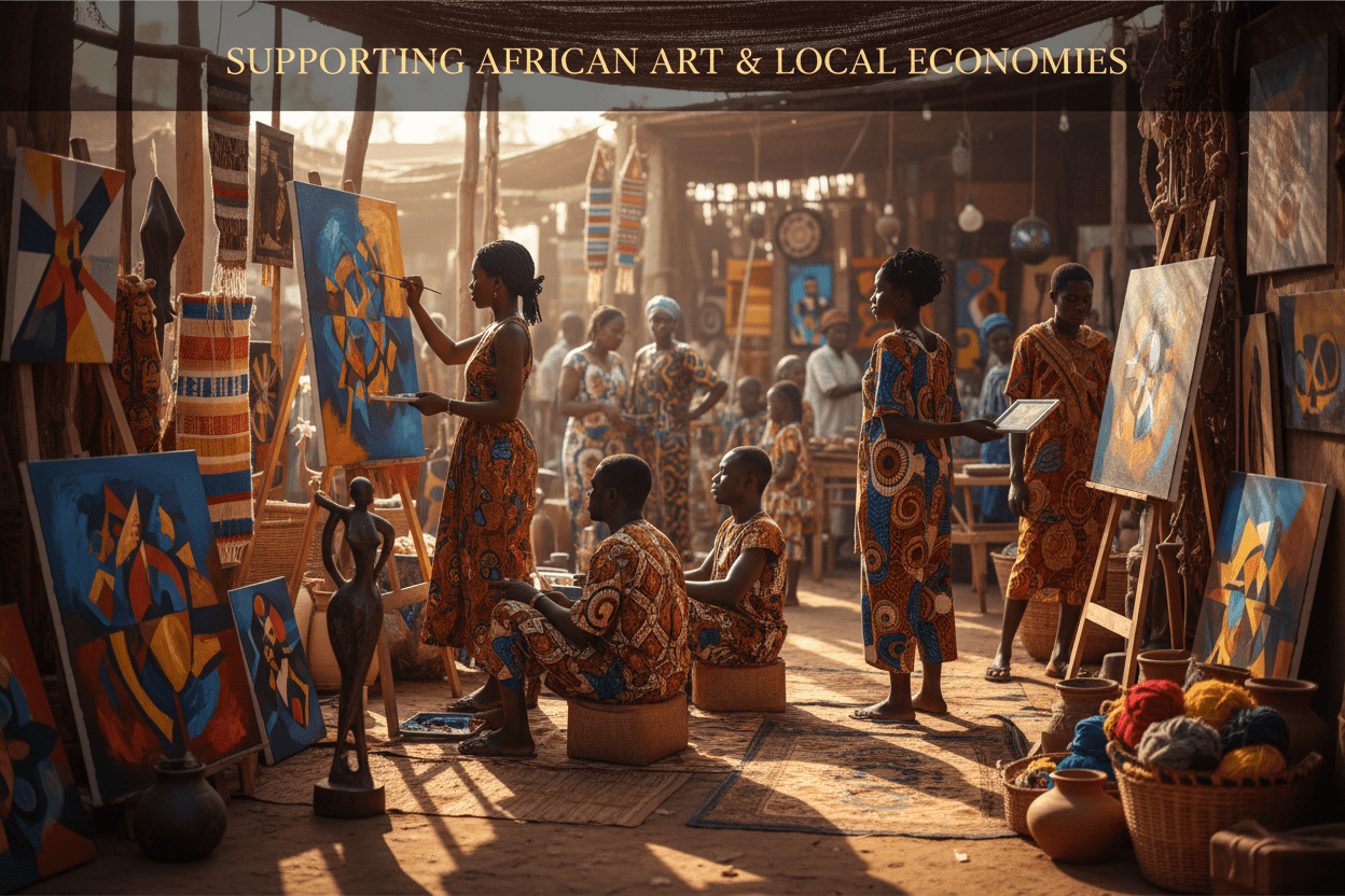 How Supporting the African Art Market Drives Local Economies Across Africa - Bibianna African Art Collective