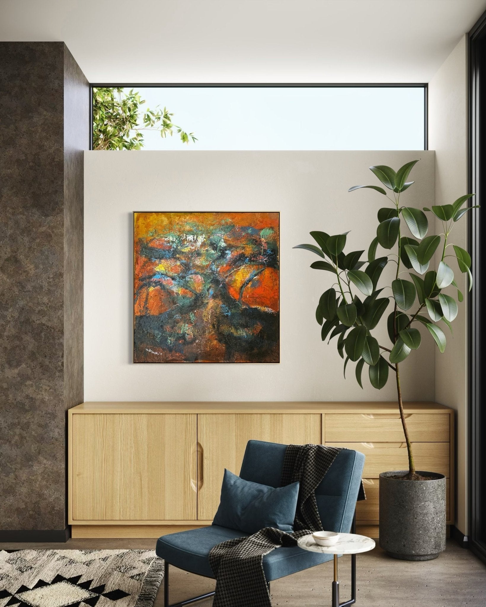 See it on Your Wall: How to Try Contemporary African Art in Your Room Before You Buy - Bibianna African Art Collective