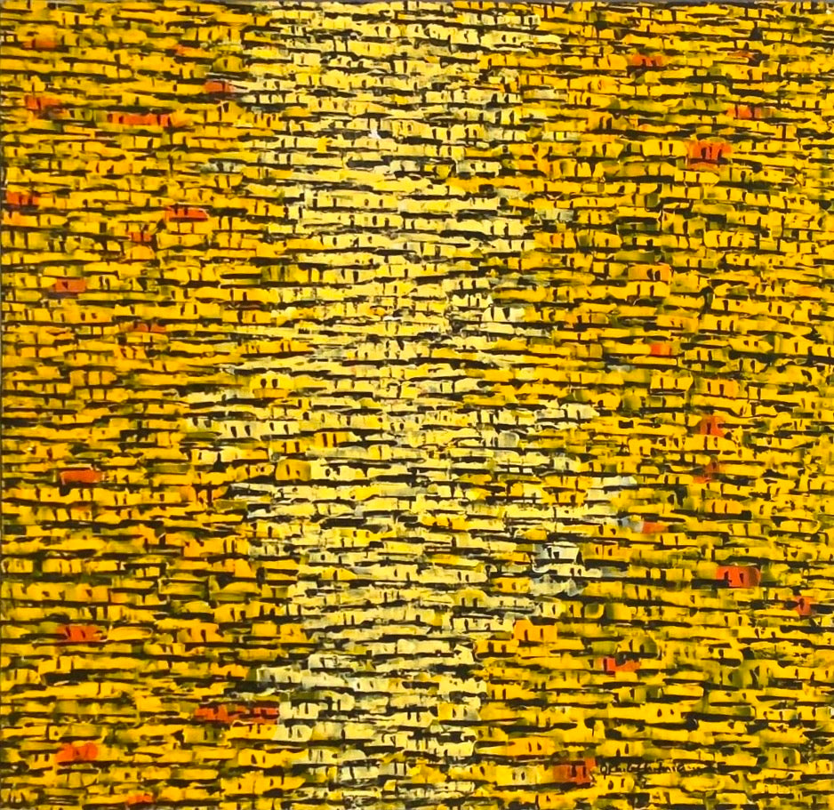 "Rooftops Series" in Yellow/Gold II by Akhile Ehiforia