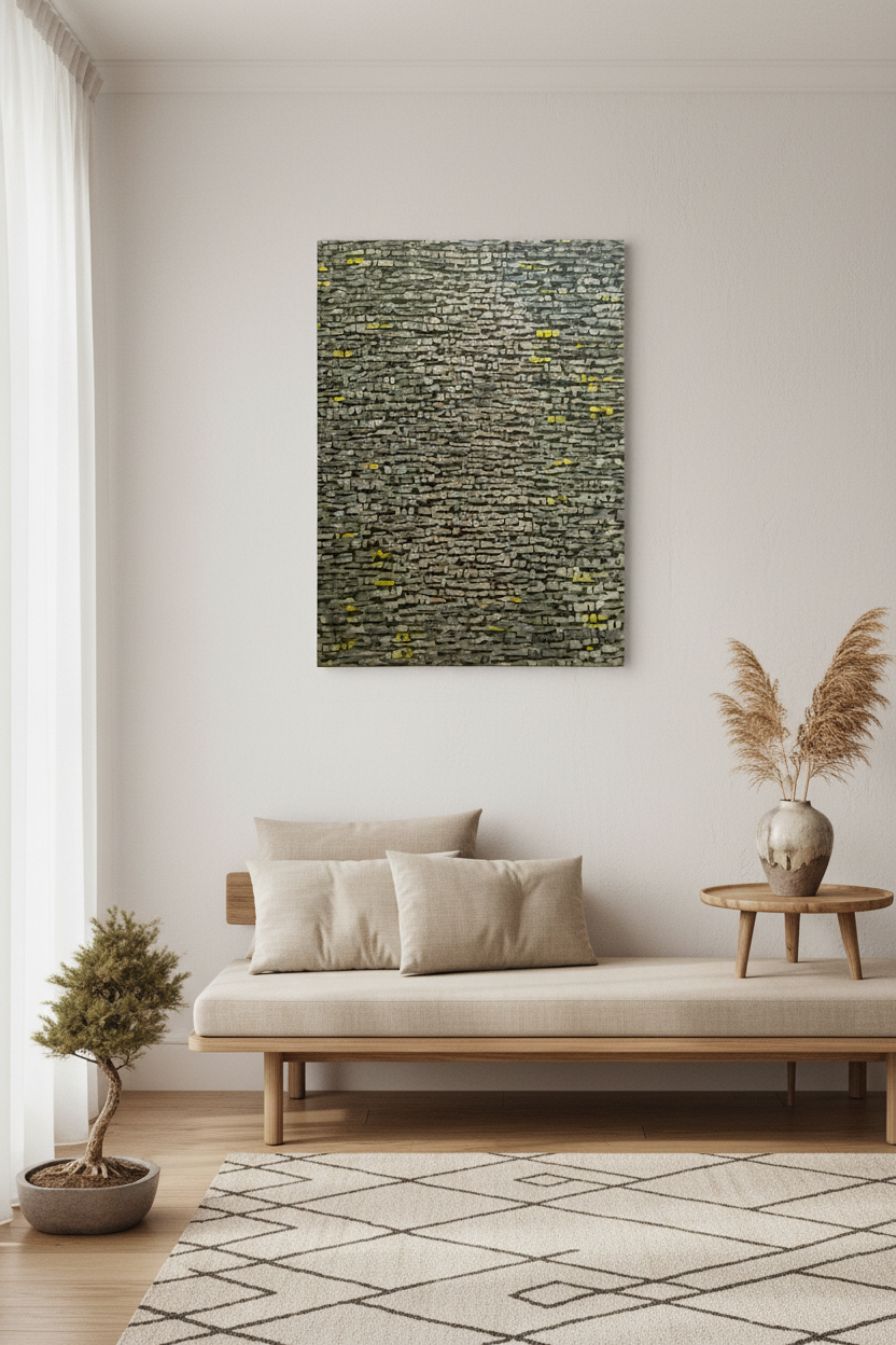 "Rooftops Series" in Amber/Gold by Akhile Ehiforia