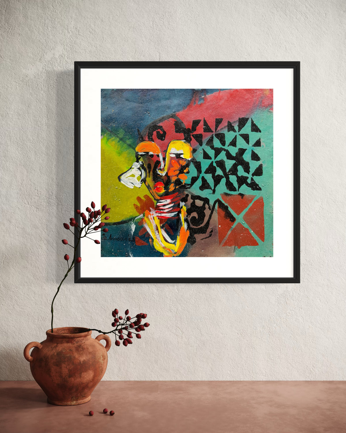 J.O. Aransiola — Works on Paper No. 4