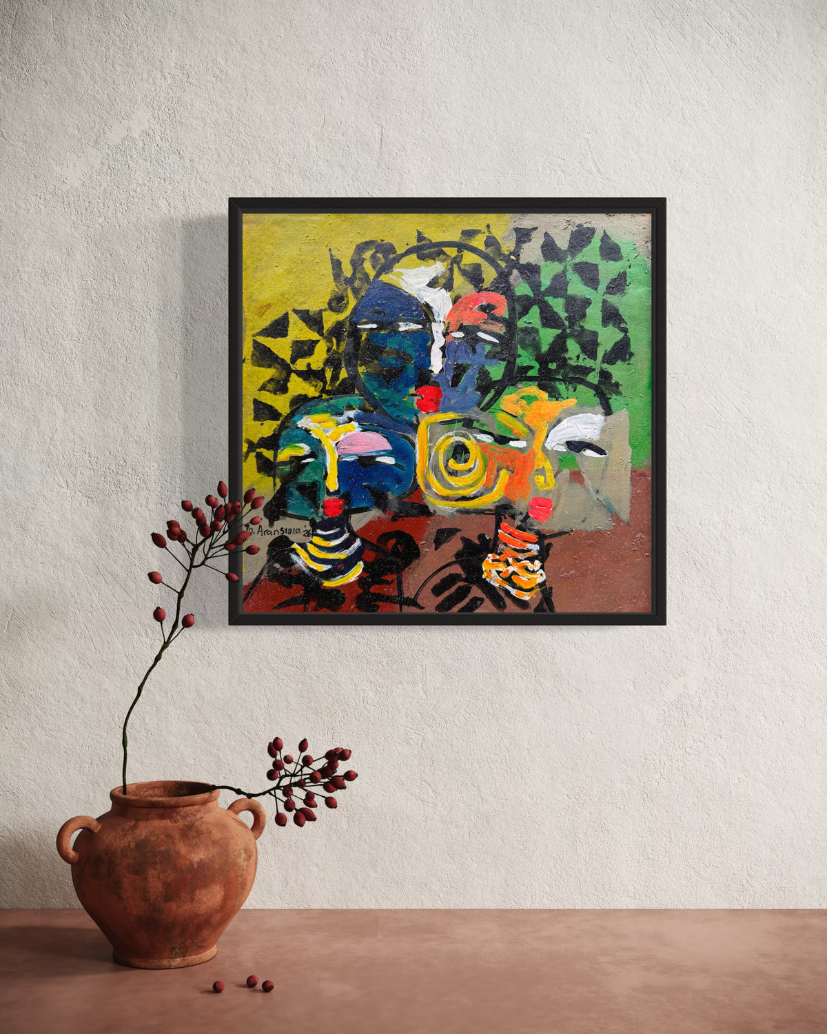 J.O. Aransiola — Works on Paper No. 5
