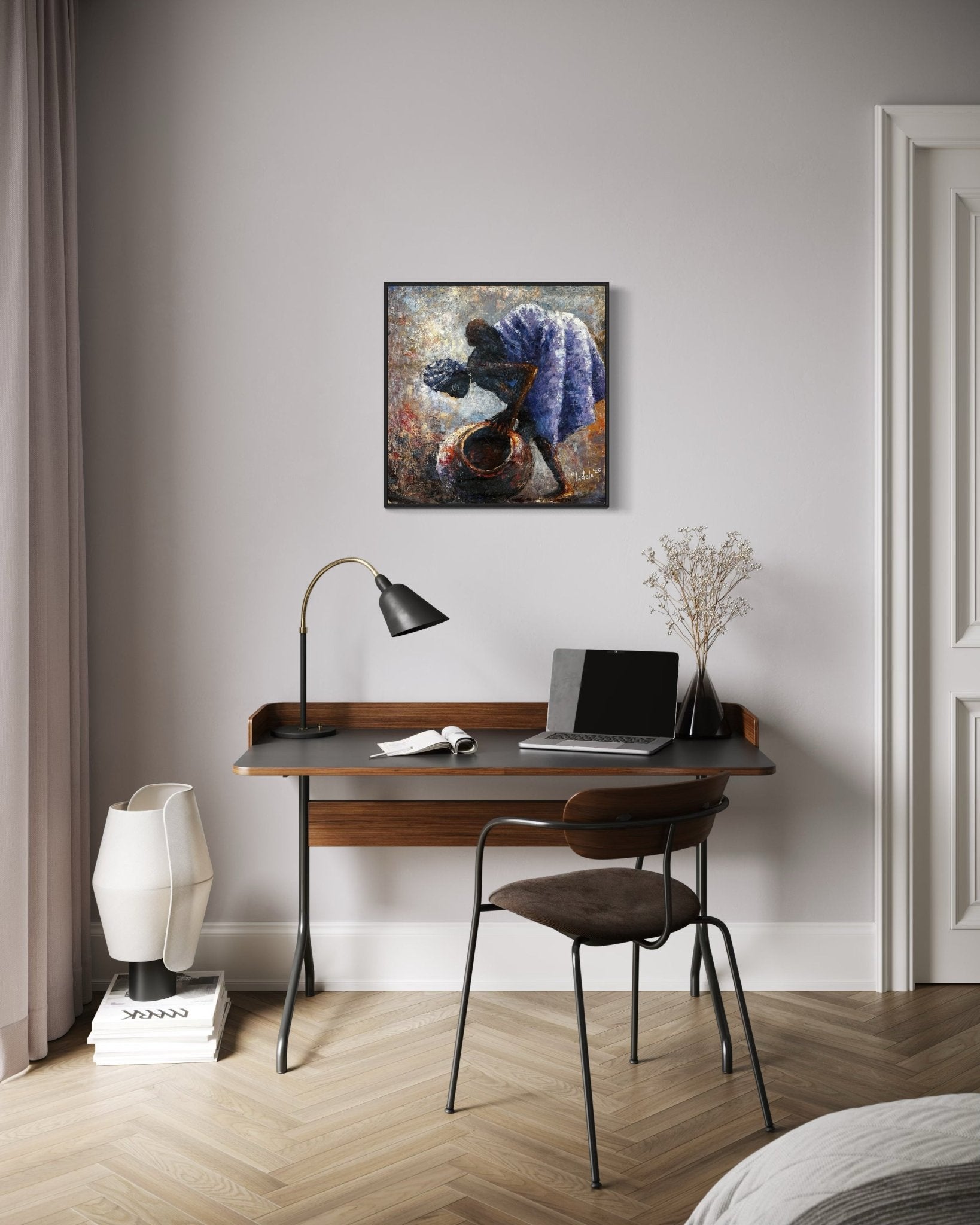 "A Mothers Work Is Never Done" - Bibianna African Art Collective