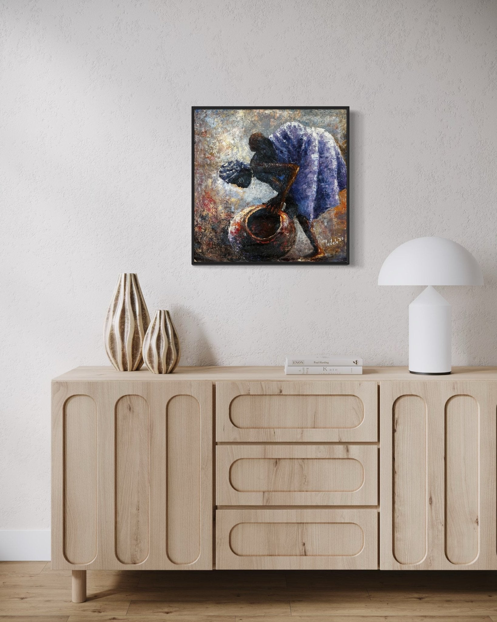 "A Mothers Work Is Never Done" - Bibianna African Art Collective