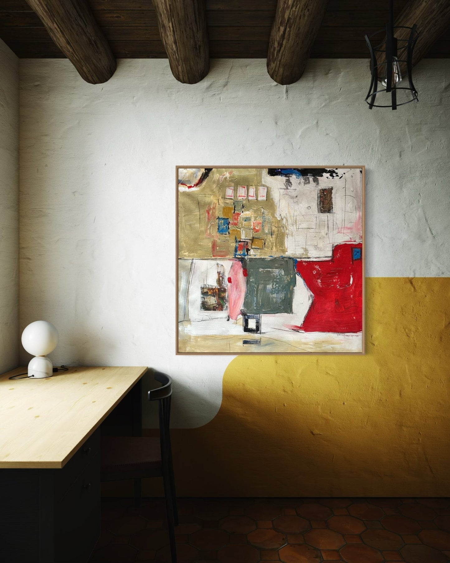 Abstract Painting - Bibianna African Art Collective