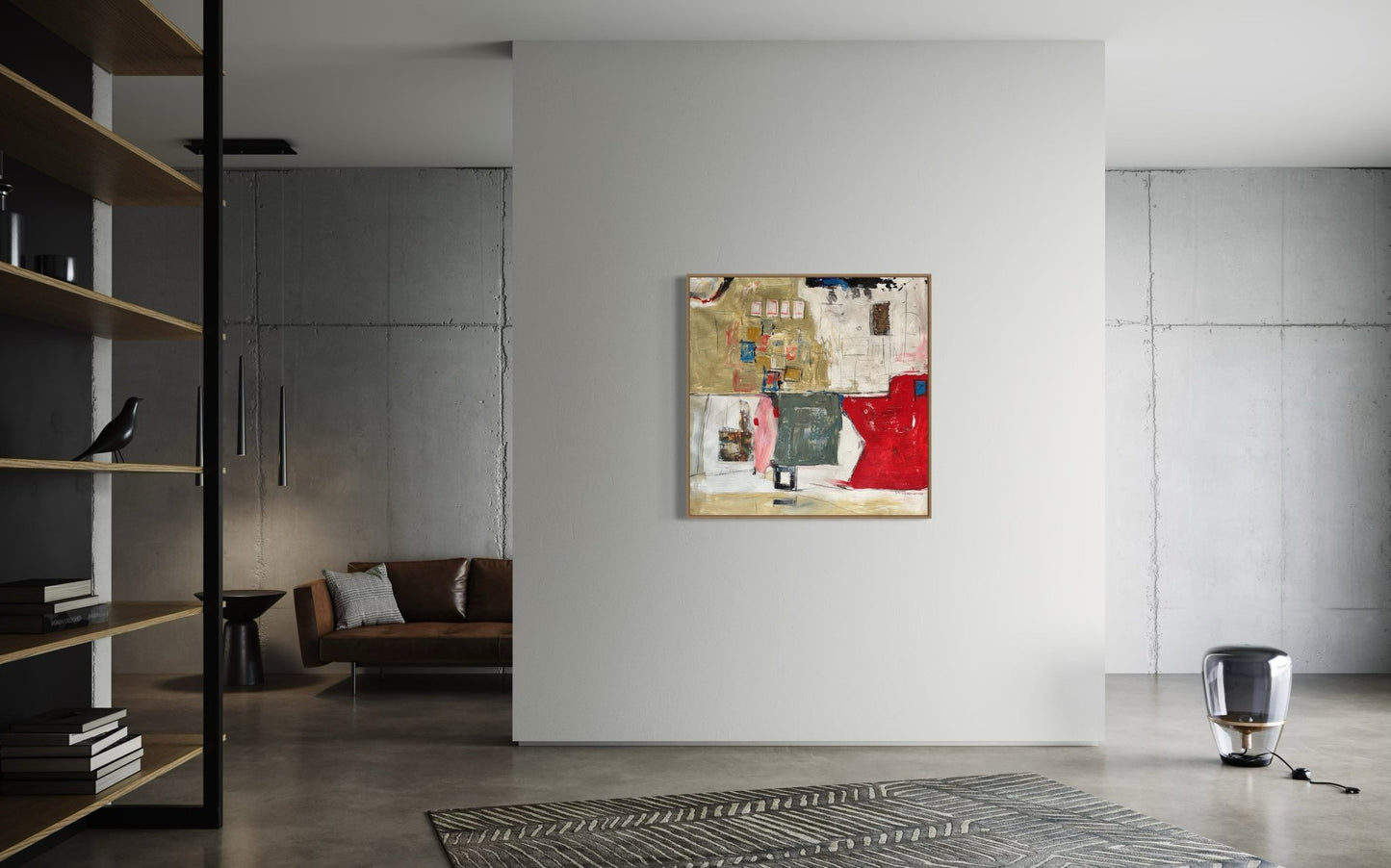 Abstract Painting - Bibianna African Art Collective