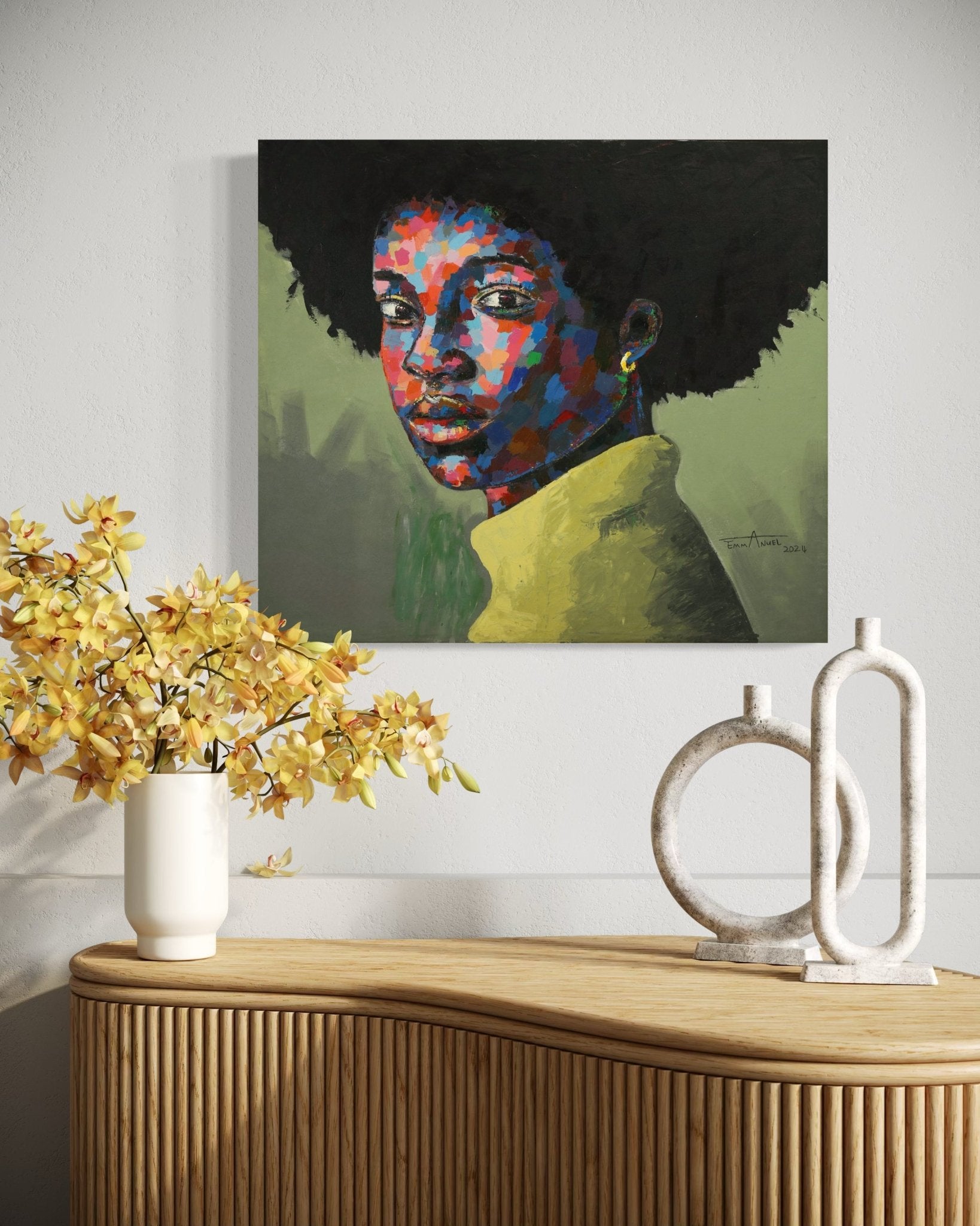"Afro Beautiful" Limited Prints Unframed - Bibianna African Art Collective