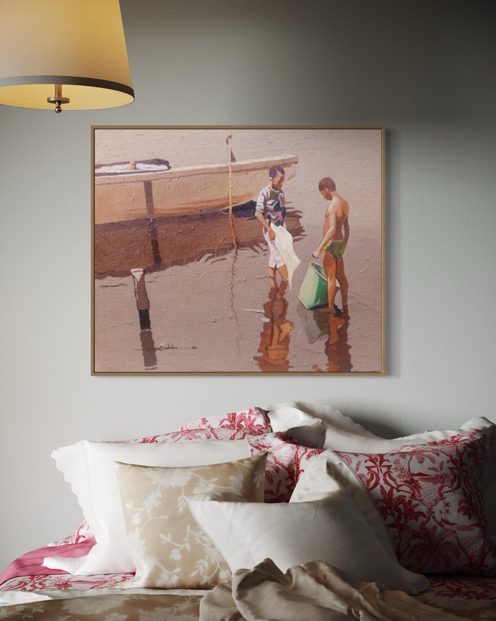 "Afternoon Hunting" Still Life by Nosa Osadolor - Bibianna African Art Collective
