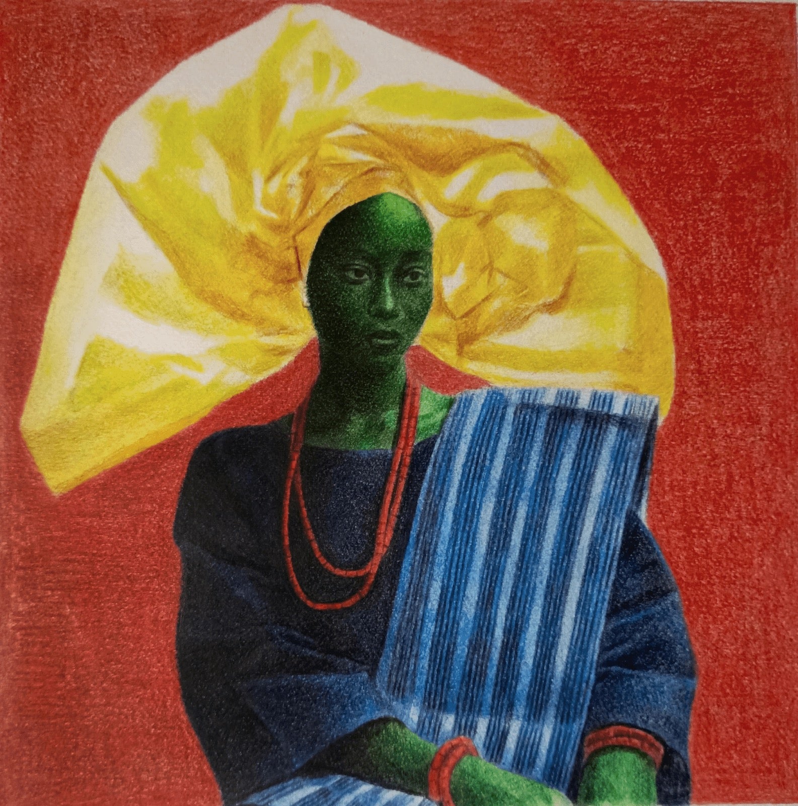 Asa (Culture) II by Mubarak Omotoyosi - Bibianna African Art Collective