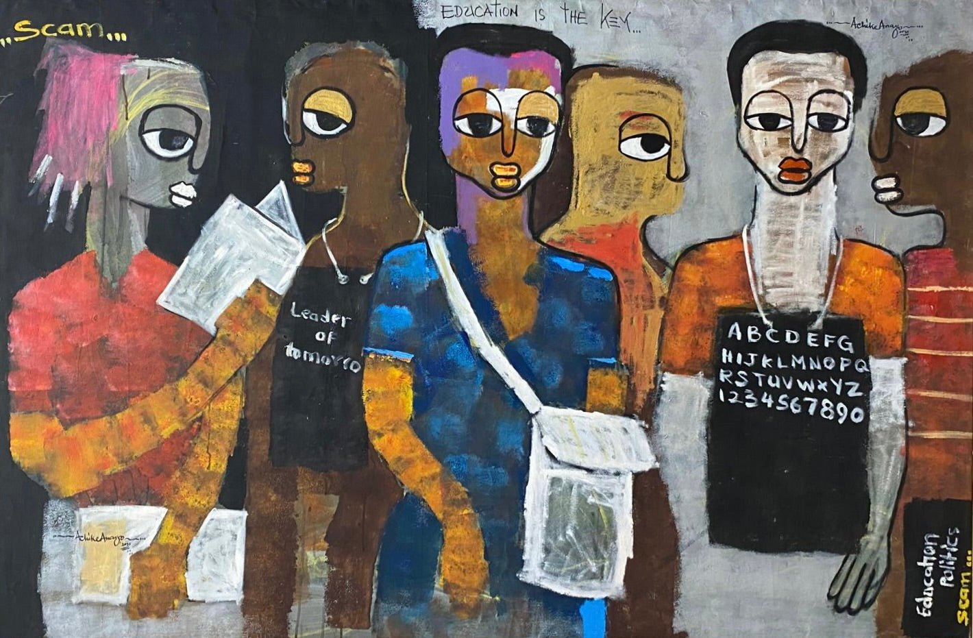 “Education and political scam in Africa” - Bibianna African Art Collective