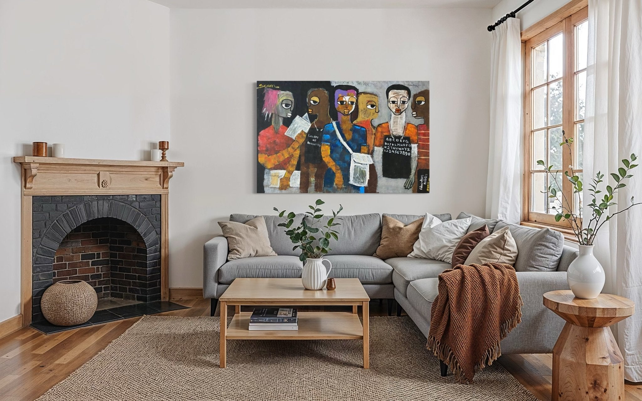 “Education and political scam in Africa” - Bibianna African Art Collective