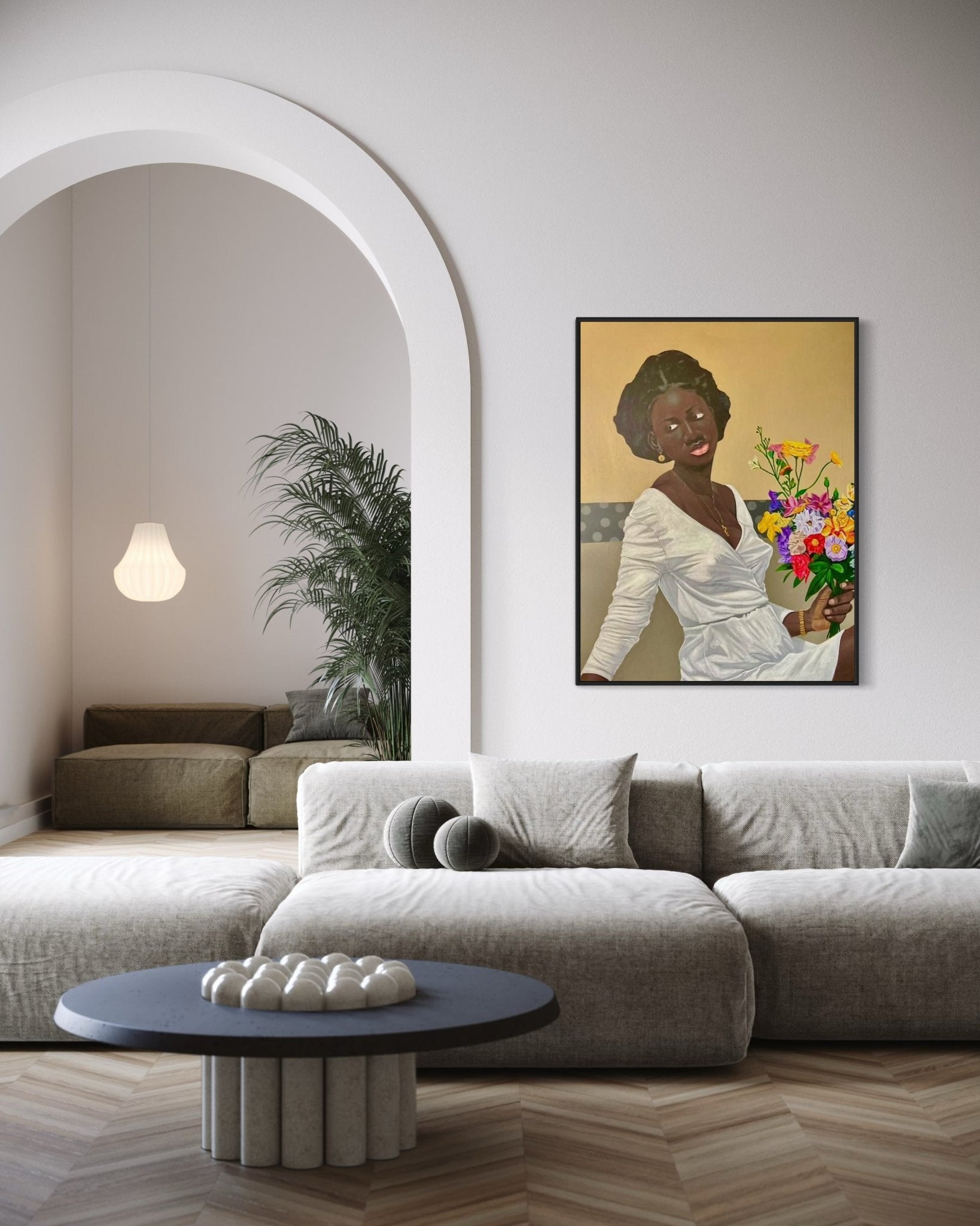 "Give yourself all the flowers" - Bibianna African Art Collective