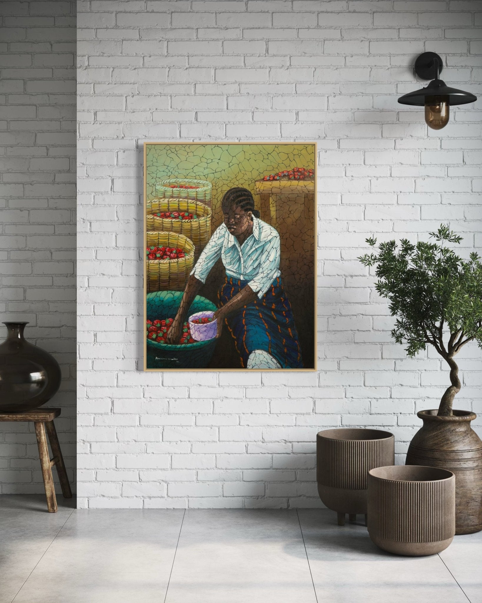 "Harvest" 120 x 90cm - Bibianna African Art Collective