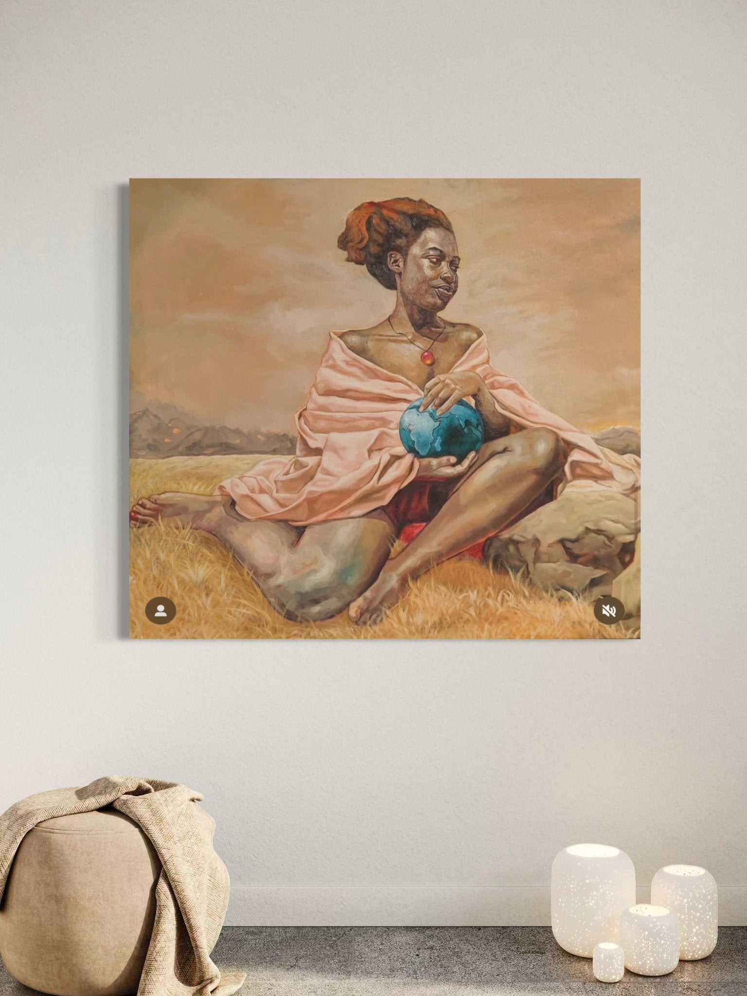 "Hope" Painting By Emmanuel Ugwu - Bibianna African Art Collective