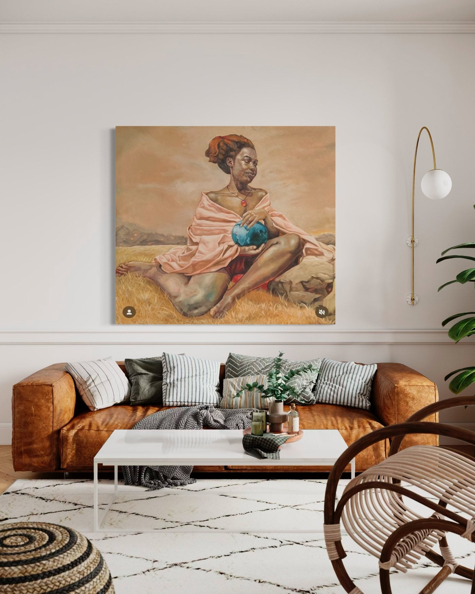 "Hope" Painting By Emmanuel Ugwu - Bibianna African Art Collective