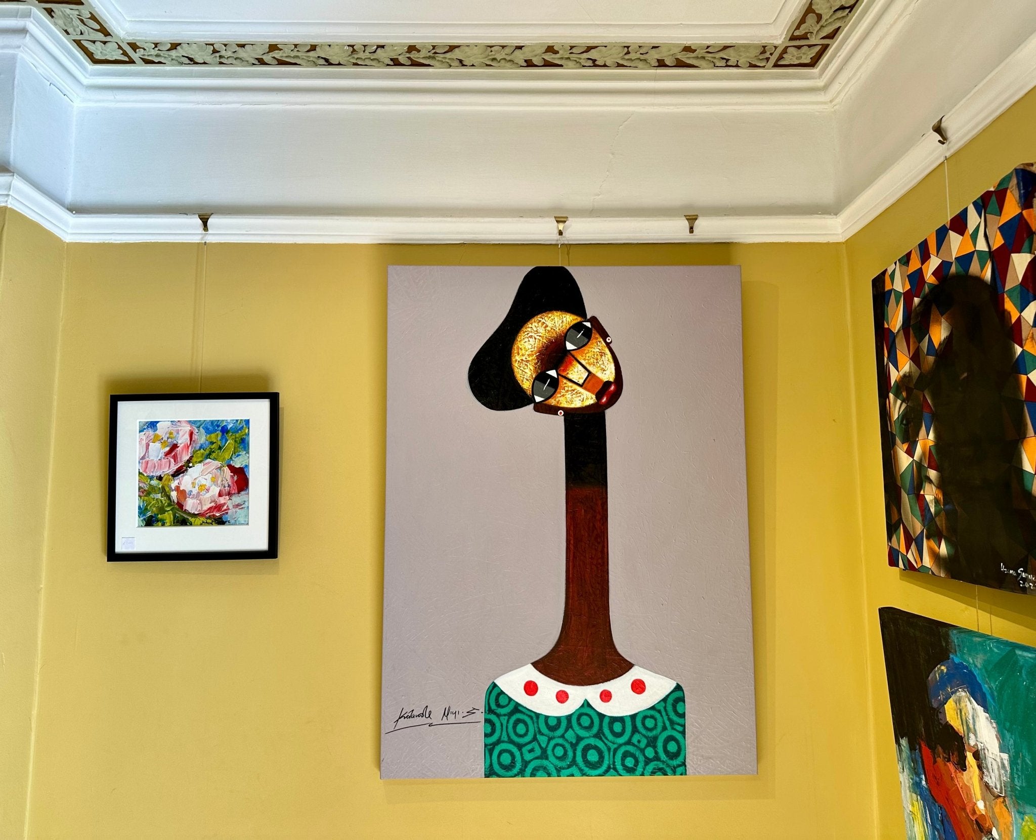 Kolawale Niyi Cubist Portrait - Bibianna African Art Collective