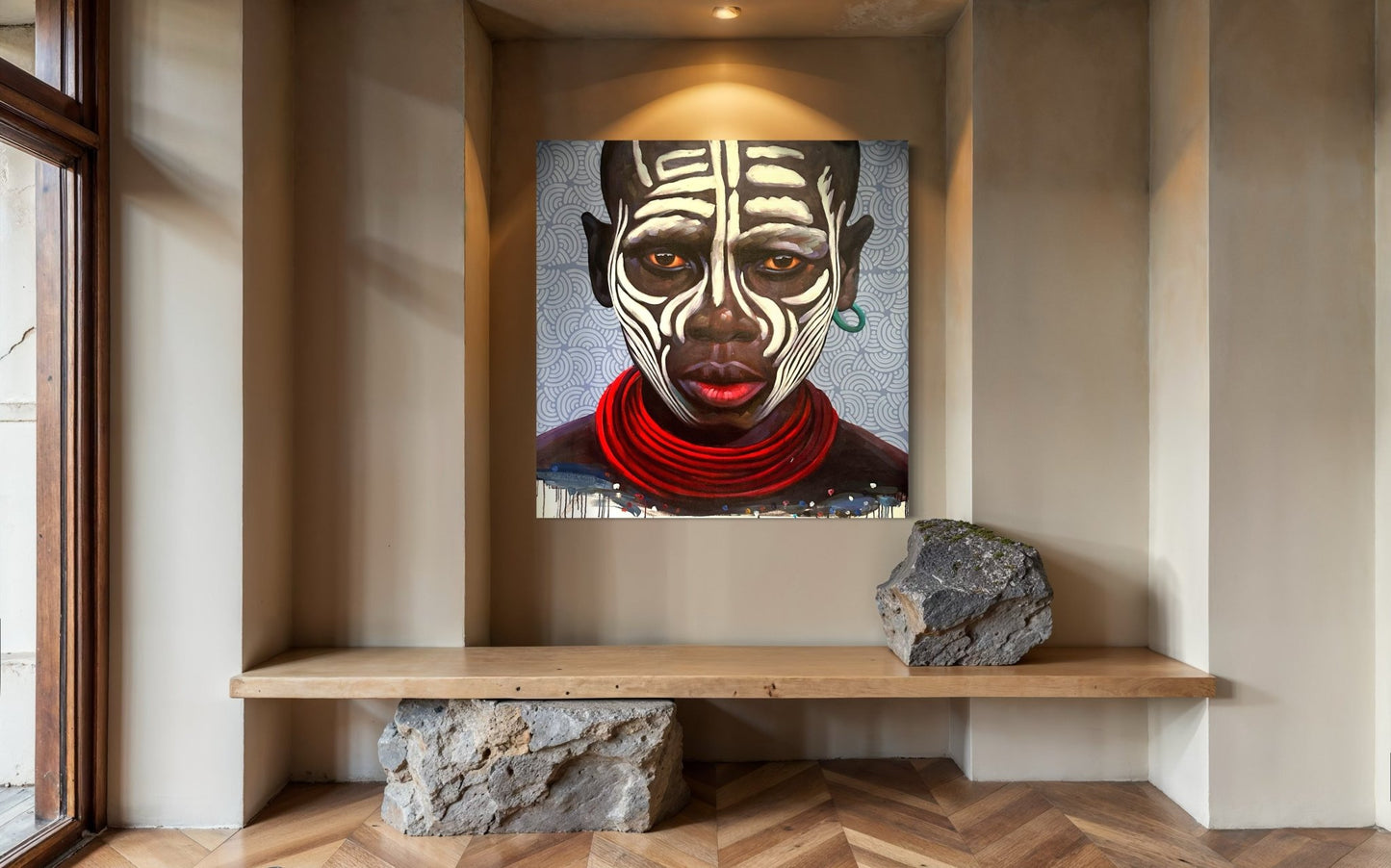 Kwesi Koo Nyarkoh Original Impresionist Painting 1 - Bibianna African Art Collective