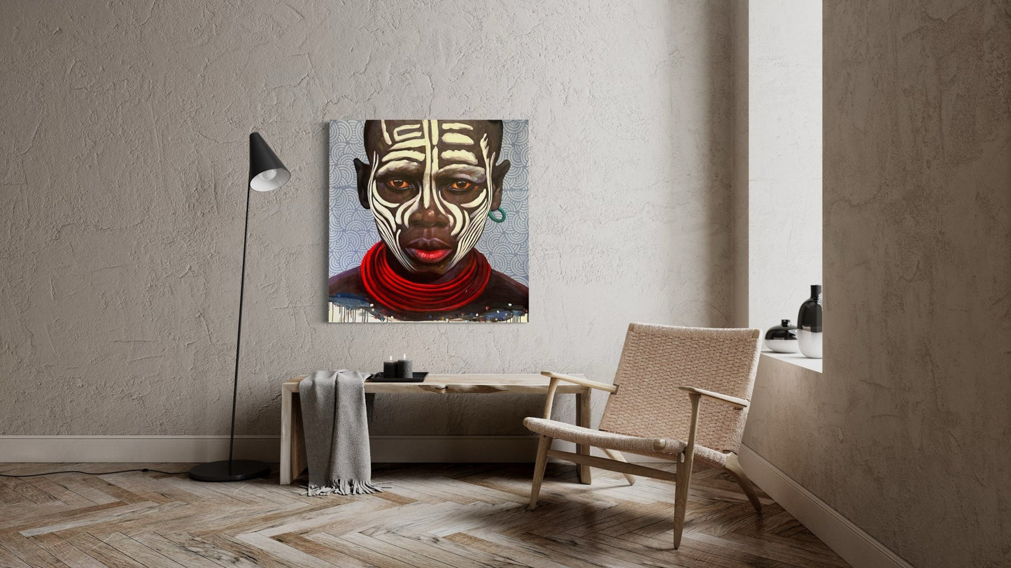 Kwesi Koo Nyarkoh Original Impresionist Painting 1 - Bibianna African Art Collective