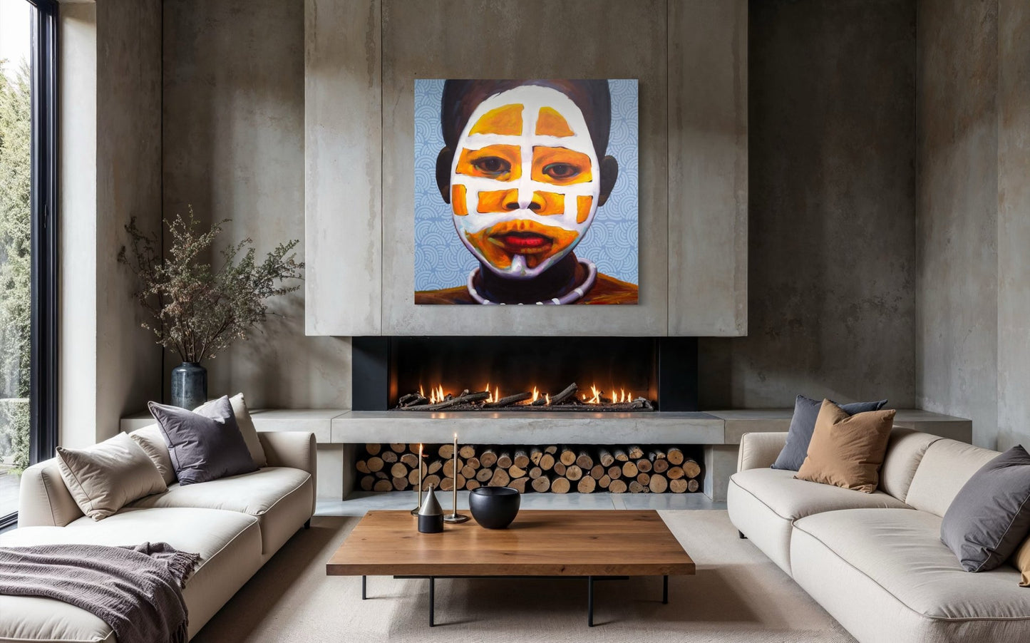 Kwesi Koo Nyarkoh Original Impresionist Painting 2 - Bibianna African Art Collective