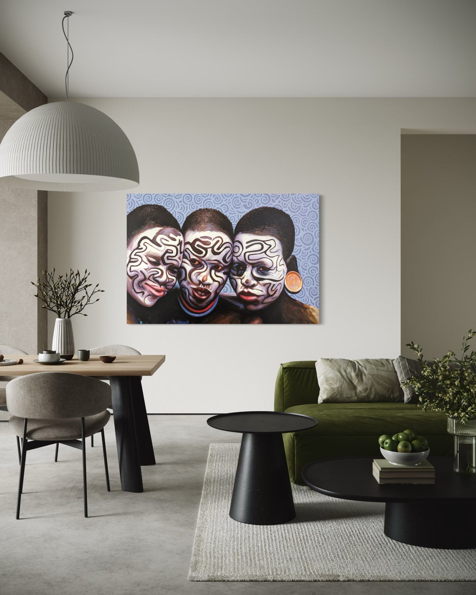 Kwesi Koo Nyarkoh Original Impresionist Painting 4 - Bibianna African Art Collective