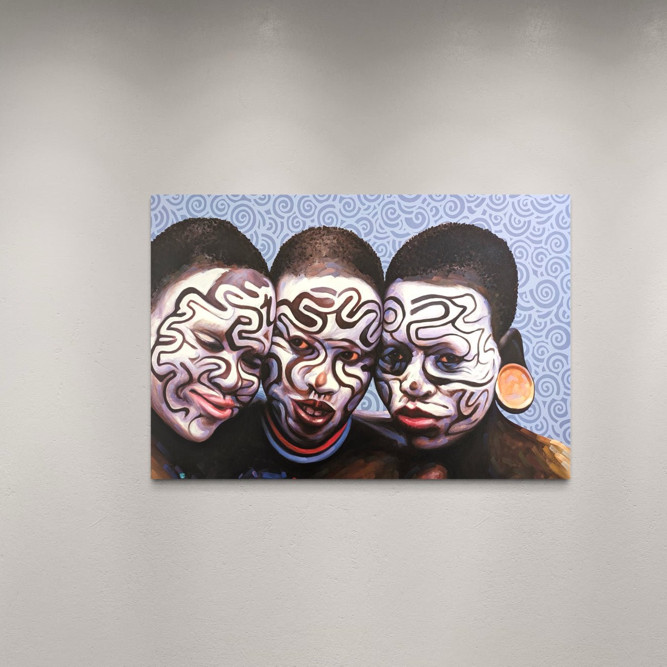 Kwesi Koo Nyarkoh Original Impresionist Painting 4 - Bibianna African Art Collective