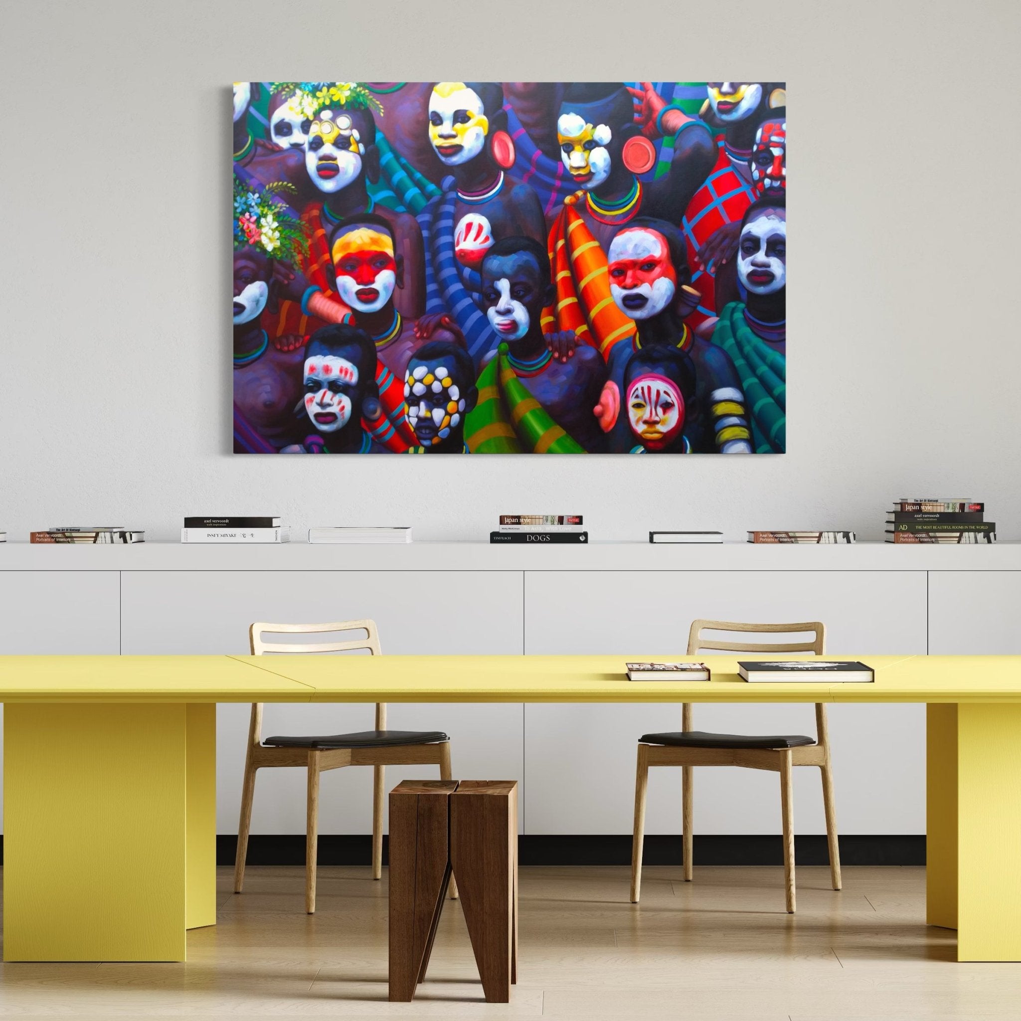Kwesi Koo Nyarkoh Original Impresionist Painting 5 - Bibianna African Art Collective