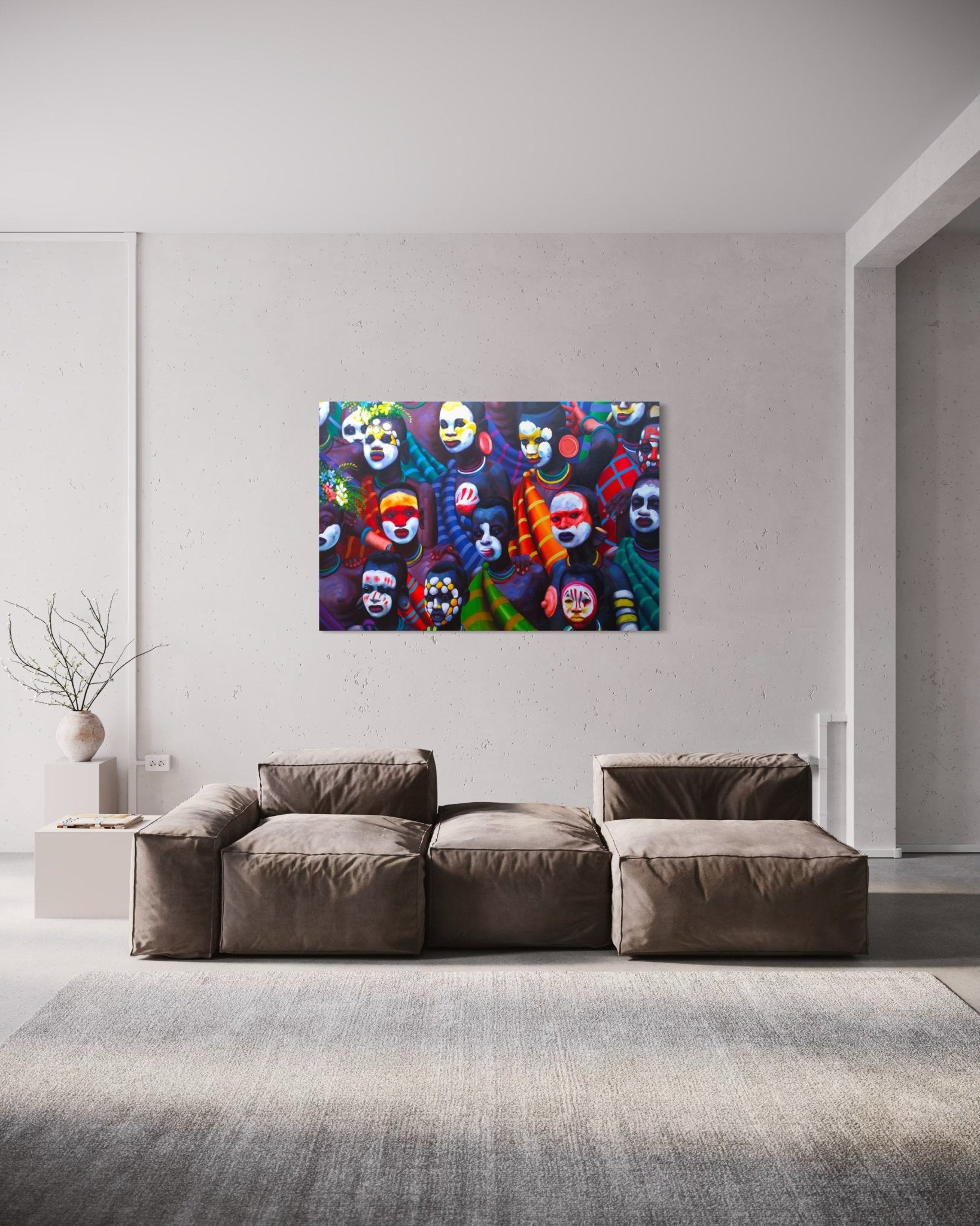Kwesi Koo Nyarkoh Original Impressionist Painting 5 - Bibianna African Art Collective