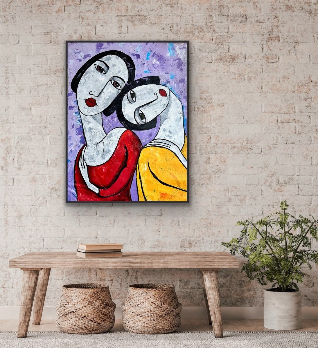 Lean On Me II - Bibianna African Art Collective
