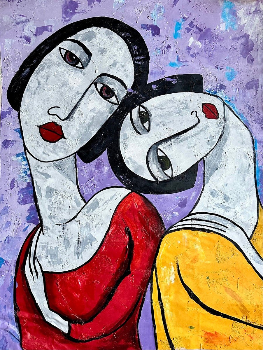 Lean On Me II - Bibianna African Art Collective