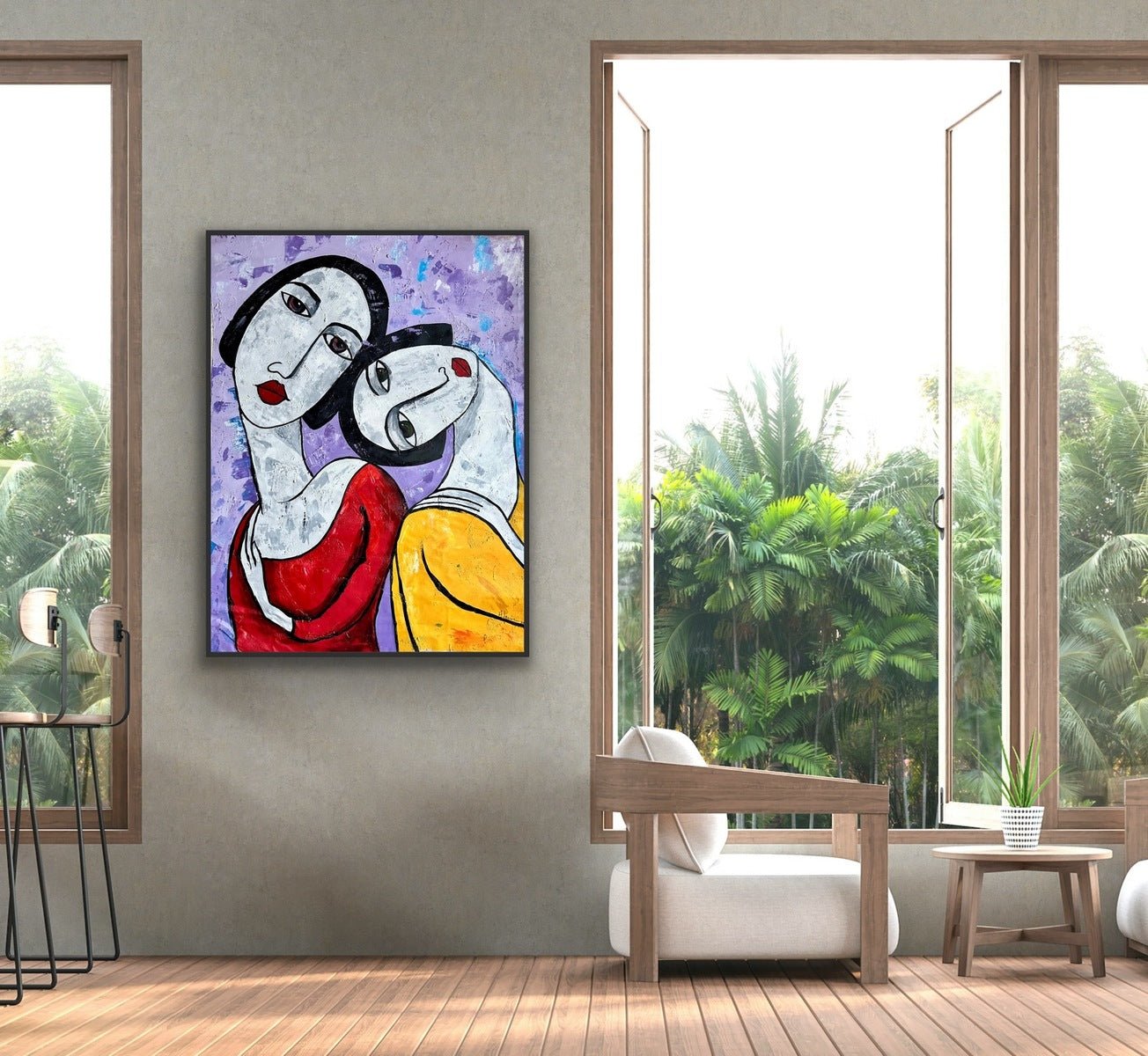 Lean On Me II - Bibianna African Art Collective