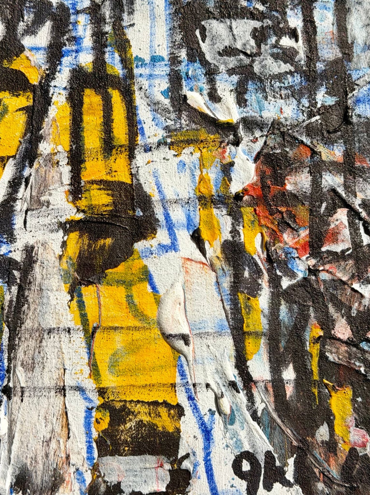 “Making Our Way Home" Mini series in Yellow & Rust by Akhile Ehiforia - Bibianna African Art Collective