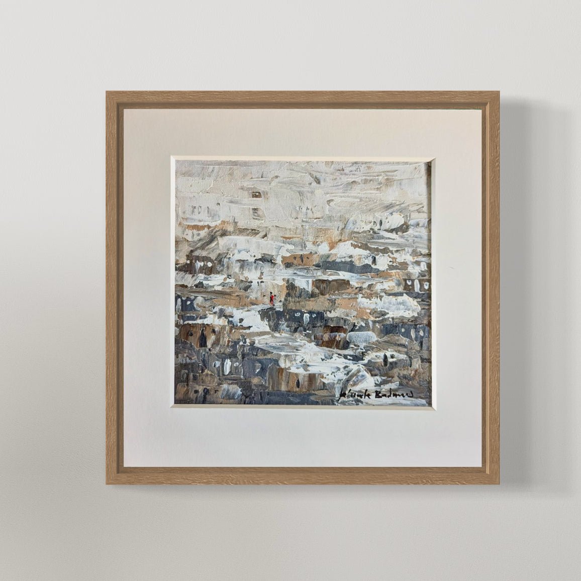 Miniature Abstract Landscape Kehinde Badmus - Bibianna African Art Collective