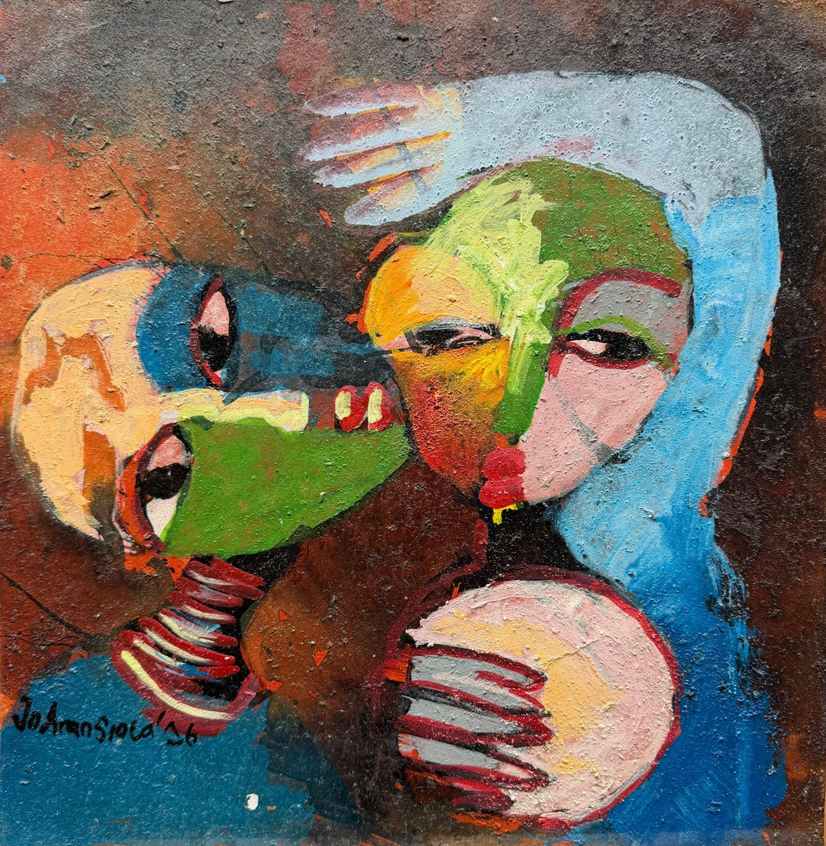New Miniature Series J.O. Aransiola No. 6 - Bibianna African Art Collective