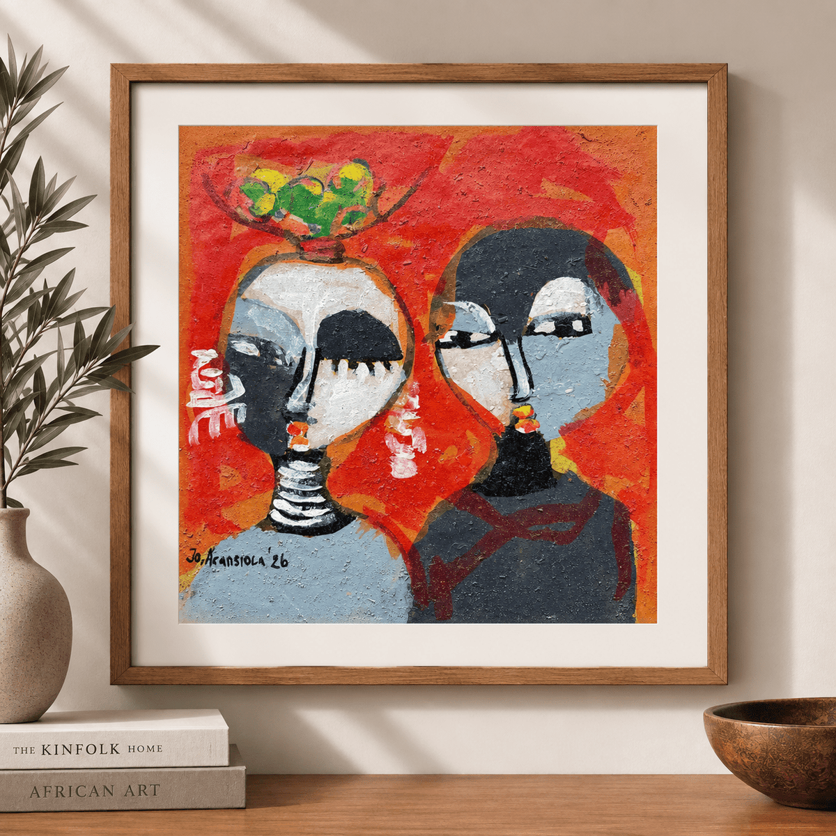 New Miniature Series J.O. Aransiola No. 9 - Bibianna African Art Collective