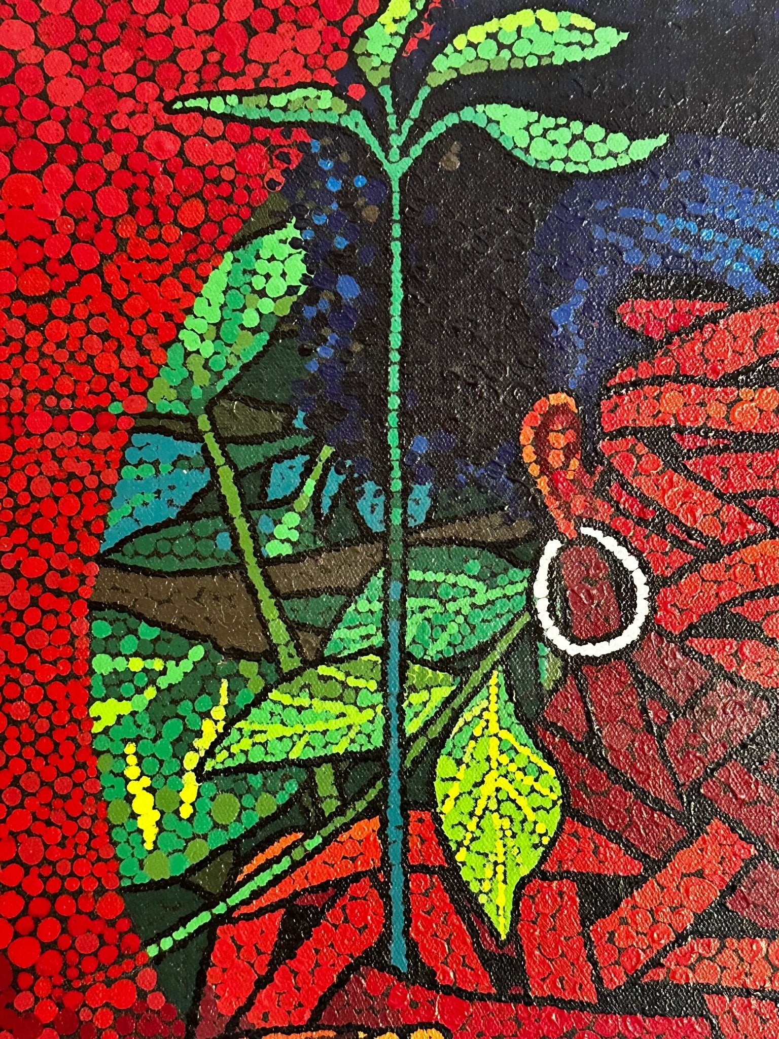 “Ode To femininity II” Original painting by Adeniran Odimbo - Bibianna African Art Collective