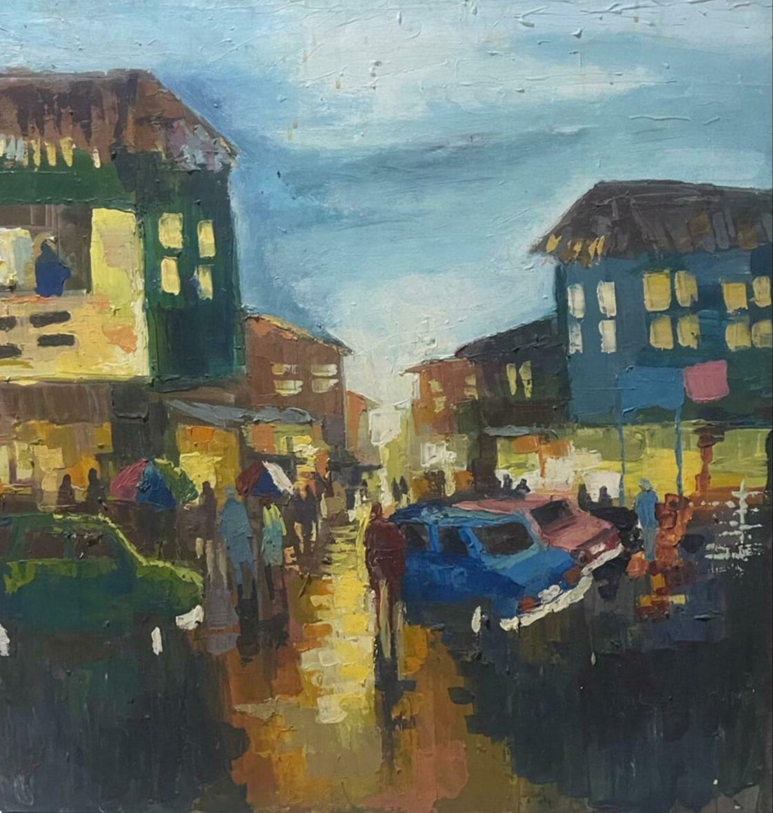 Somewhere in Ibadan II - Bibianna African Art Collective
