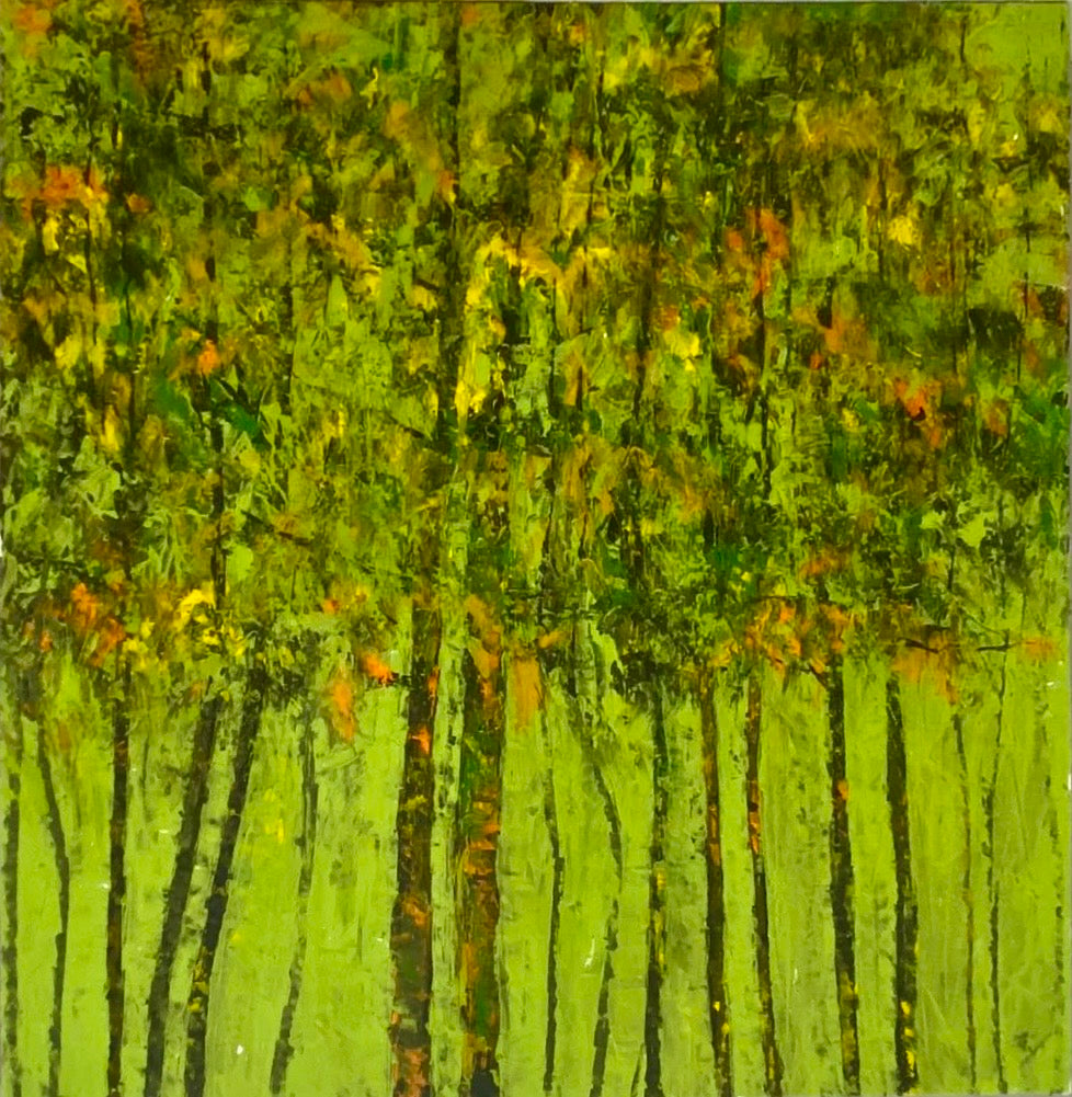 "Growth Series" in Green by Akhile Ehiforia