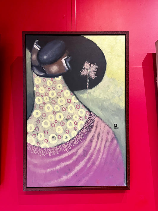 "Untitled" Portrait Painting Price Obasi