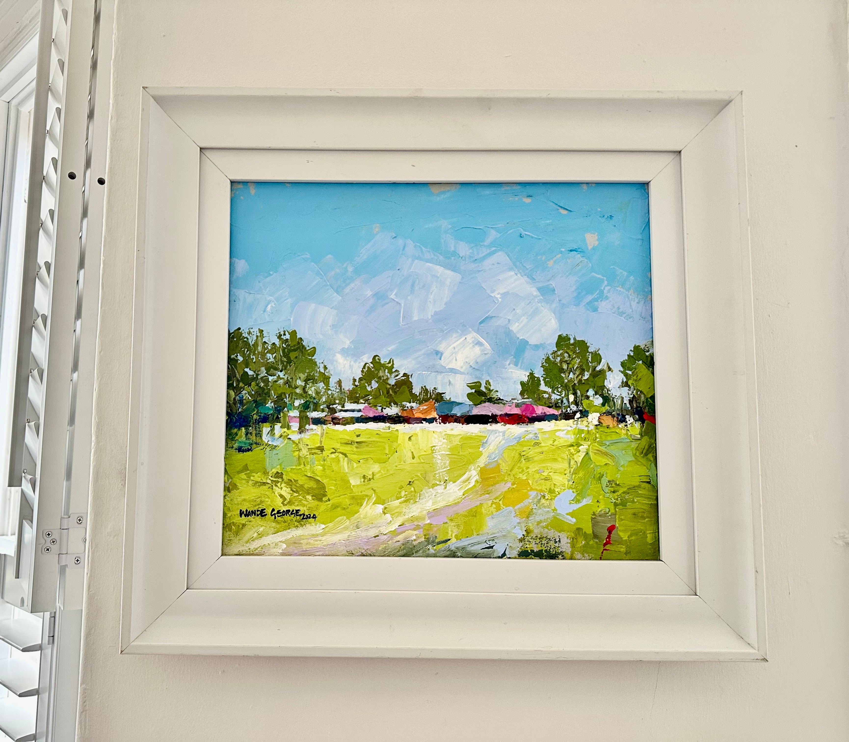 "Long Awaited Visit." Landscape Painting