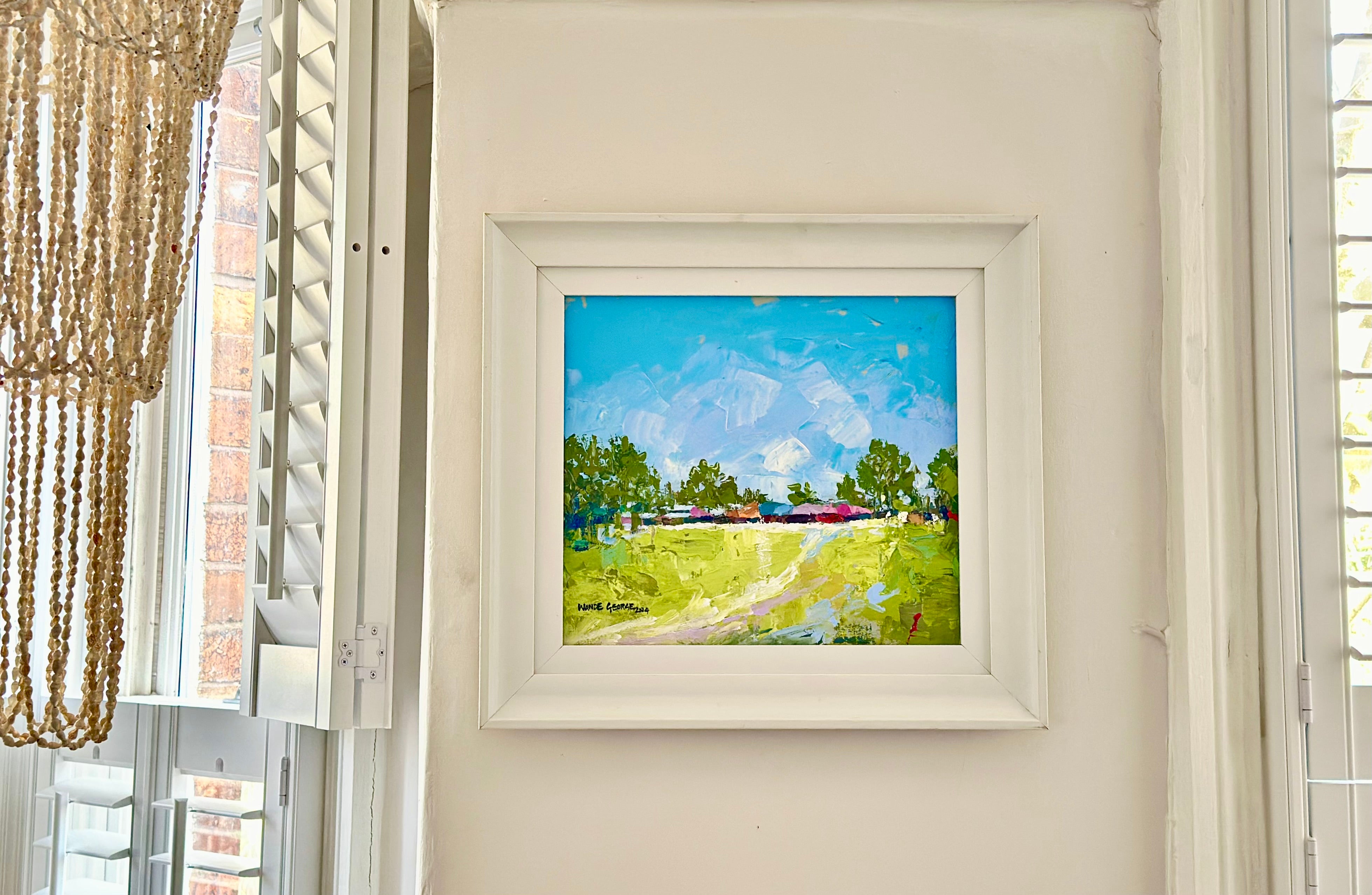 "Long Awaited Visit." Landscape Painting