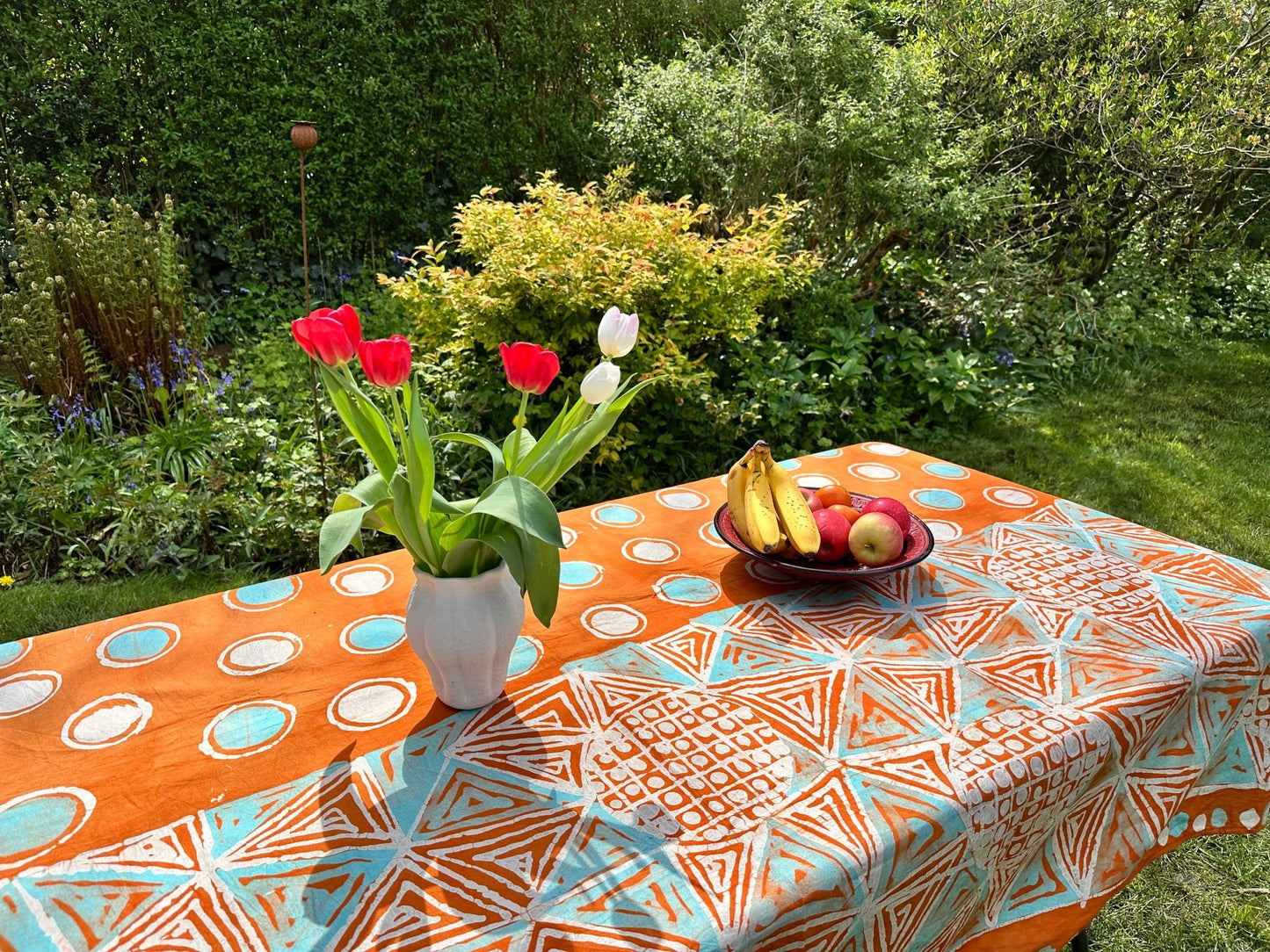 Batik Table Cloth - Èjima - Bibianna African Art Collective