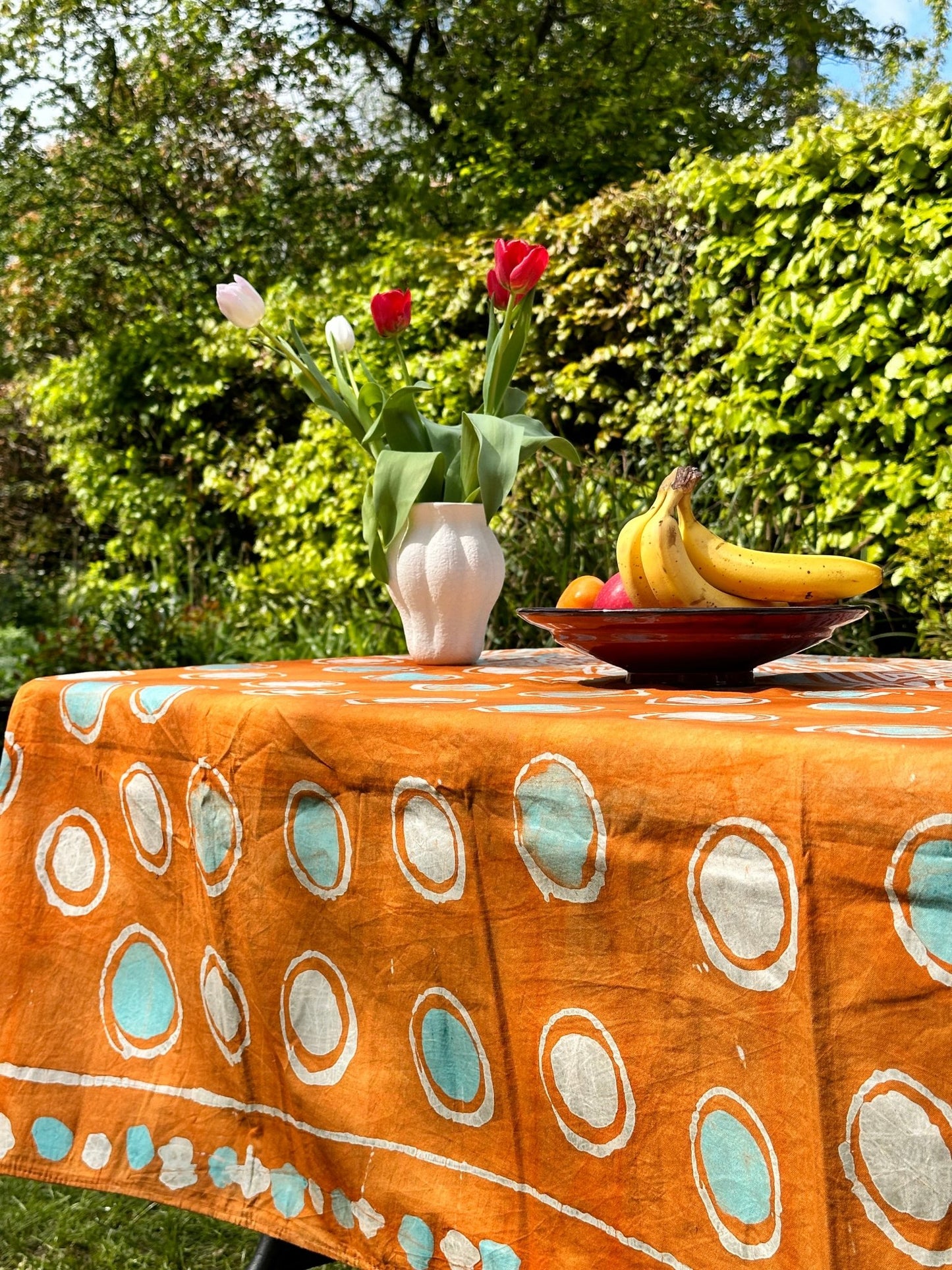 Batik Table Cloth - Èjima - Bibianna African Art Collective