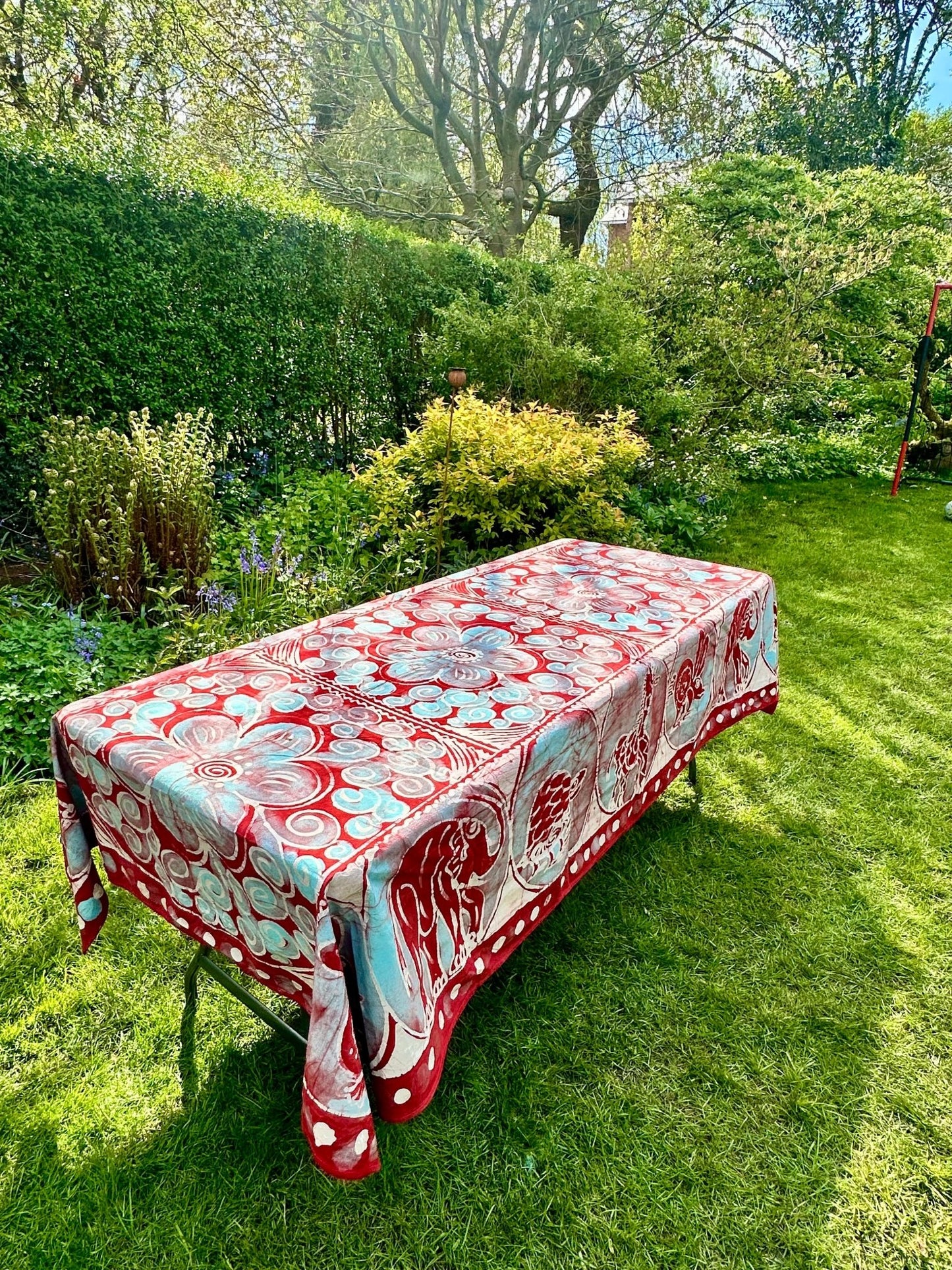 Batik table cloth - Pupa - Bibianna African Art Collective