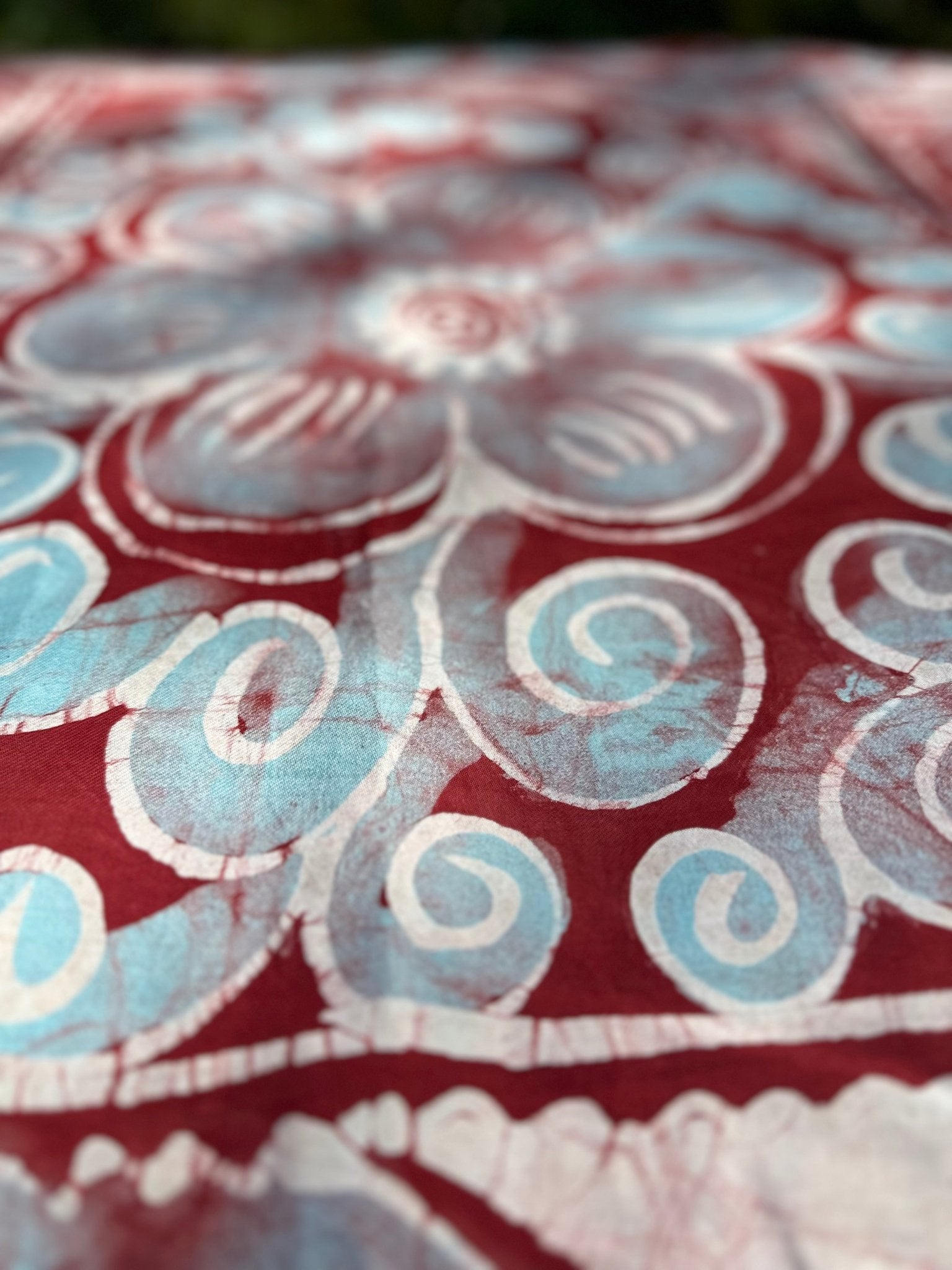 Batik table cloth - Pupa - Bibianna African Art Collective