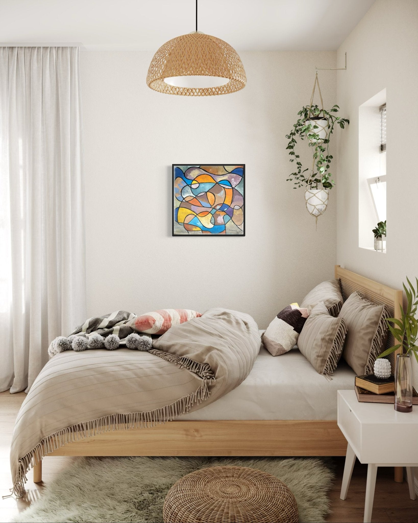 "Beauty Of Life" Abstract - Bibianna African Art Collective