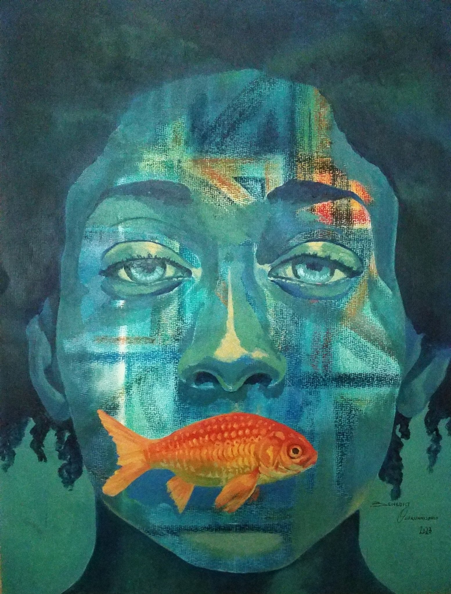 Benedict Olorunnisomo Print (Unframed) - Bibianna African Art Collective