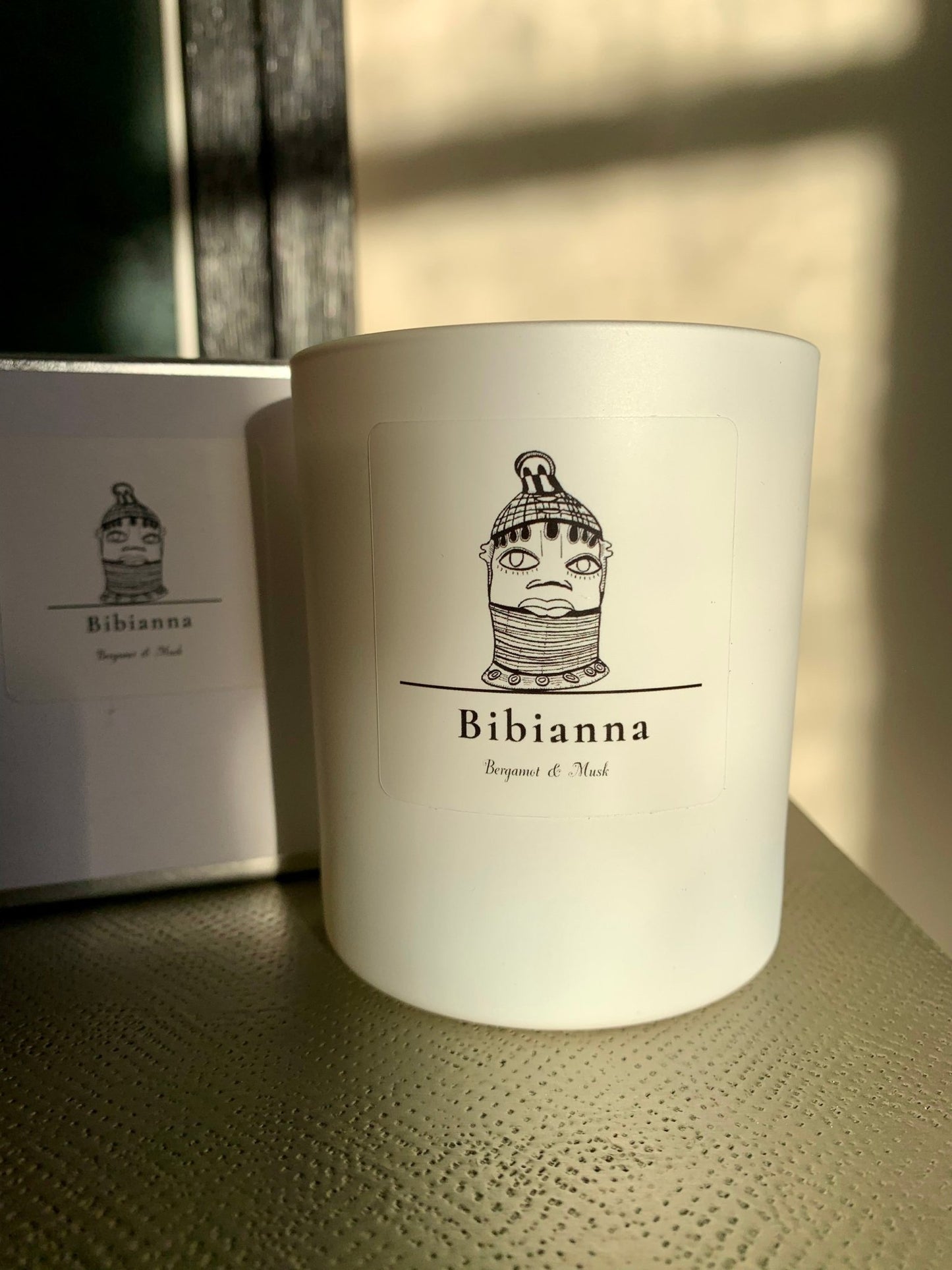 Bibianna Bergamot & Musk Scented Candle - Bibianna African Art Collective