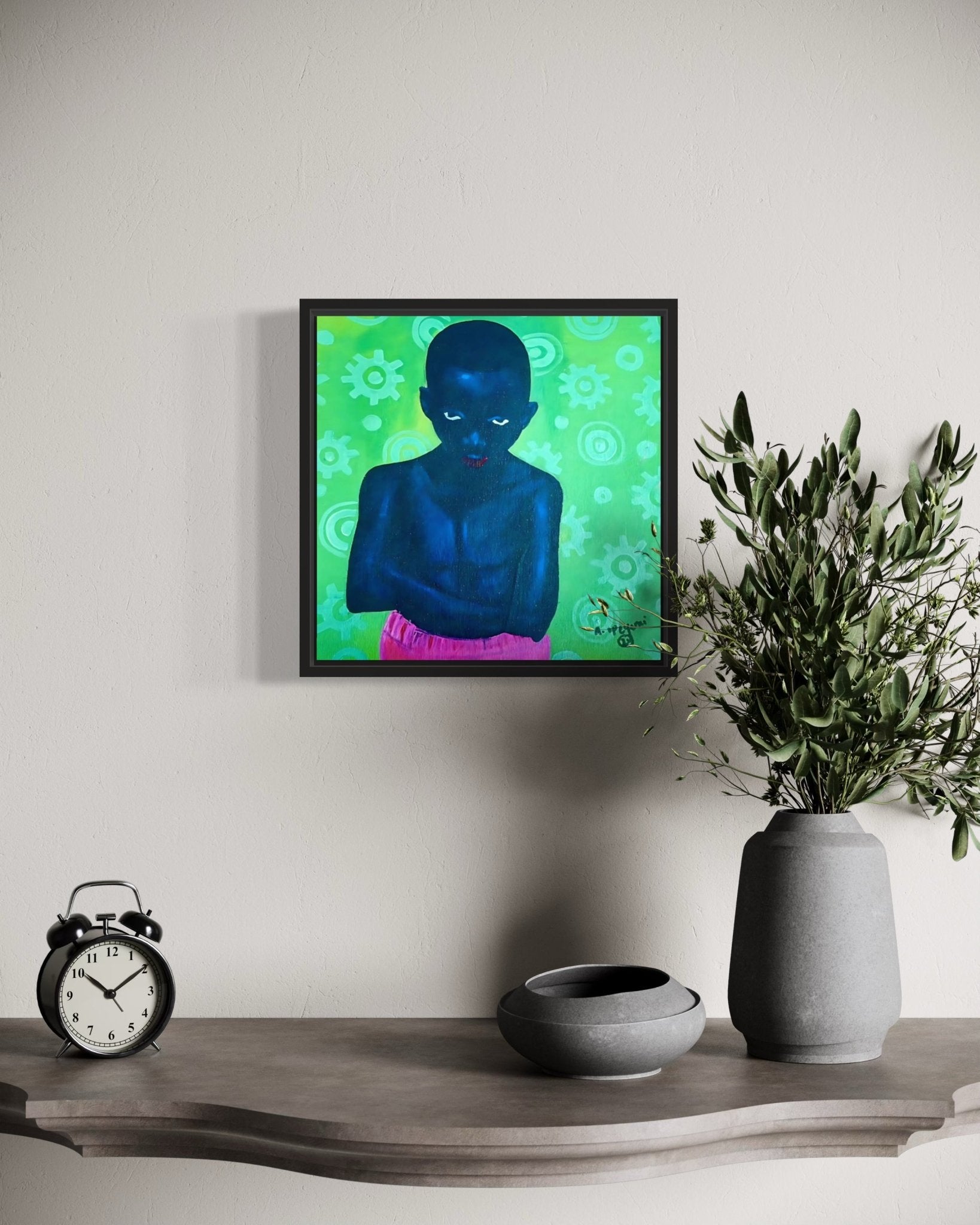 "Boy In Pink Shorts" - Bibianna African Art Collective