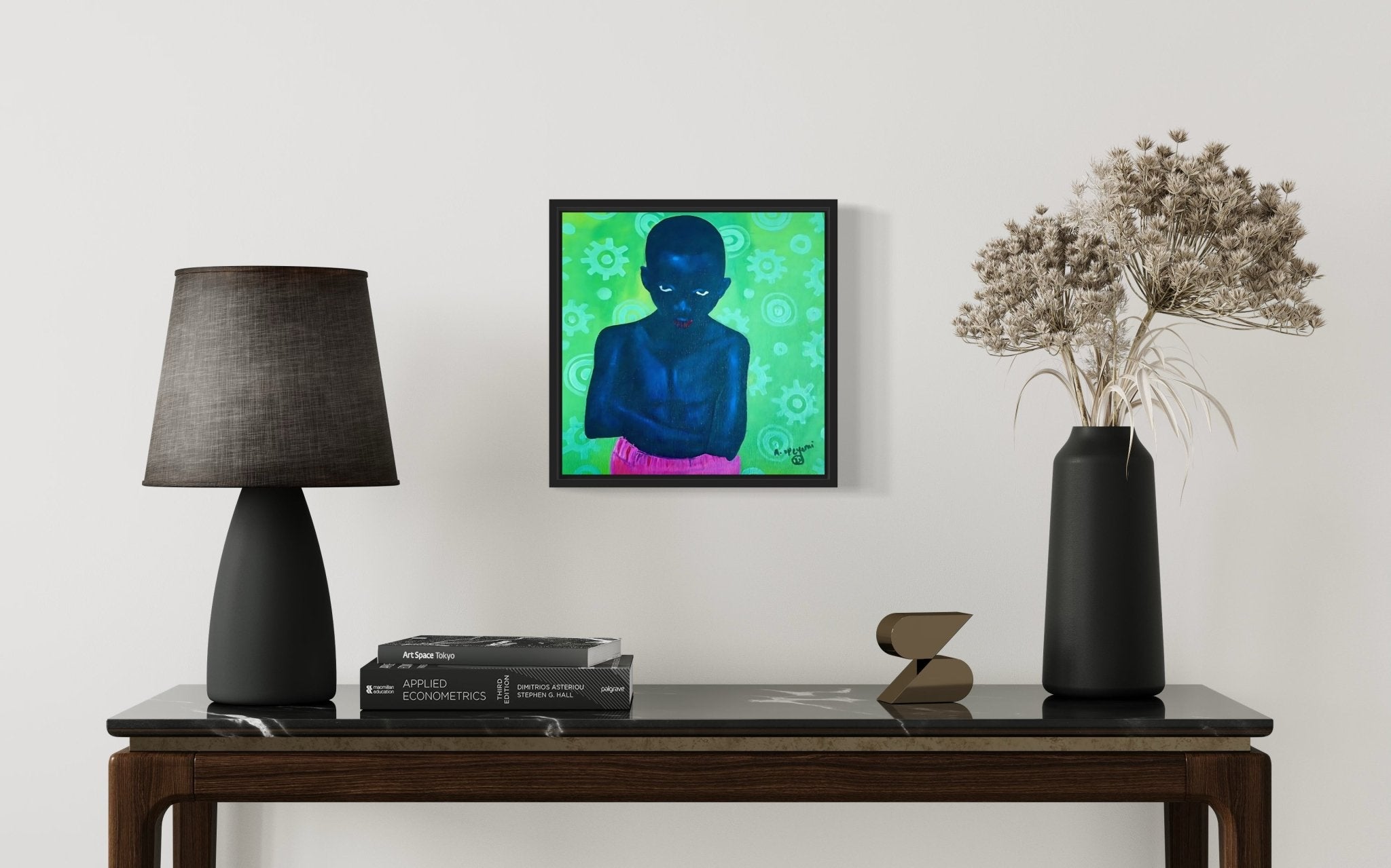 "Boy In Pink Shorts" - Bibianna African Art Collective