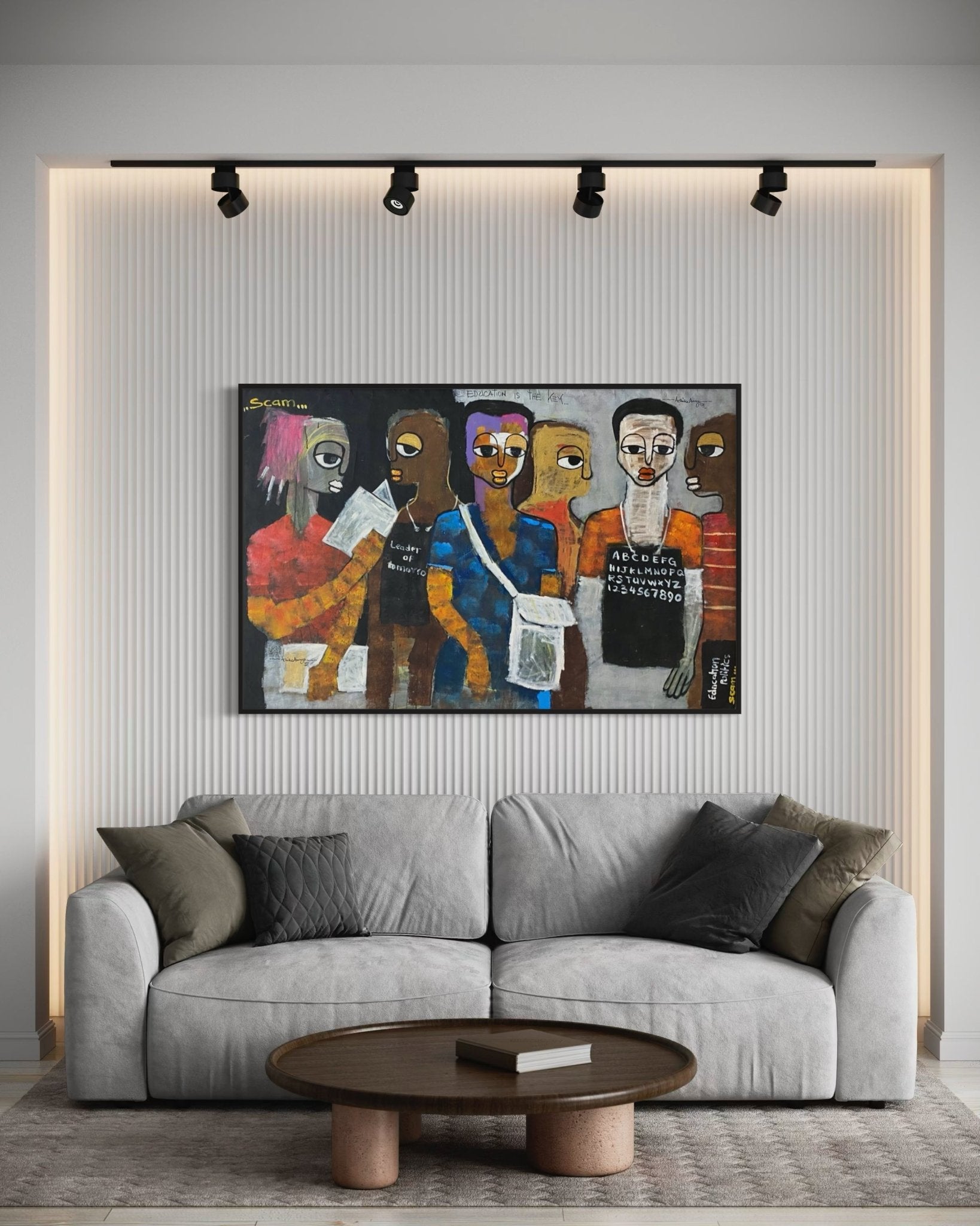 “Education and political scam in Africa” - Bibianna African Art Collective